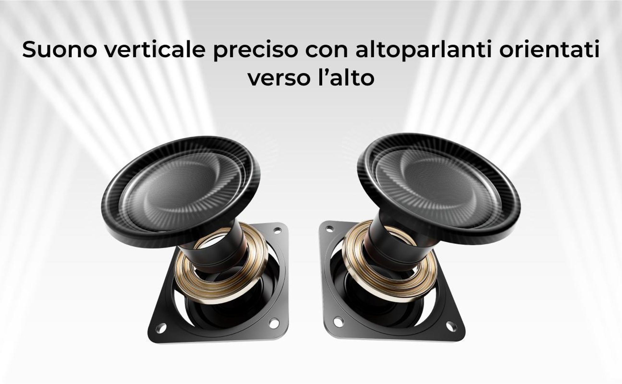 ULTIMEA Soundbar a 3.1.2 canali con Dolby Atmos, sistema surround per TV con subwoofer da 6,5 pollici, Bluetooth 5.4, HDMI eARC, 360W, Skywave F30 Boom