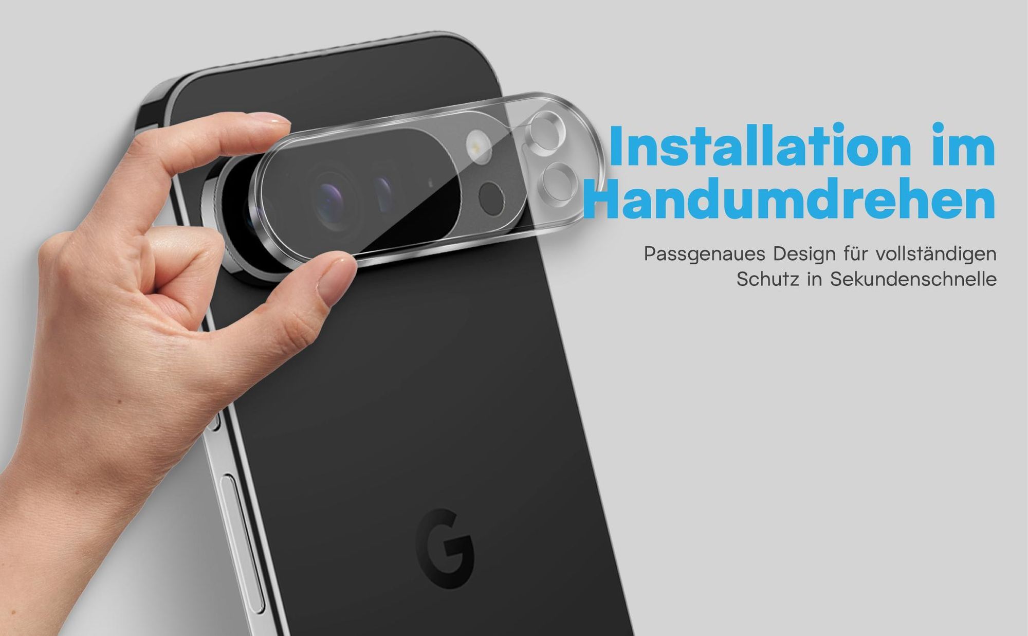 2x Kameraschutz aus 9H Glas für Google Pixel 10 Pro in passgenauem Design