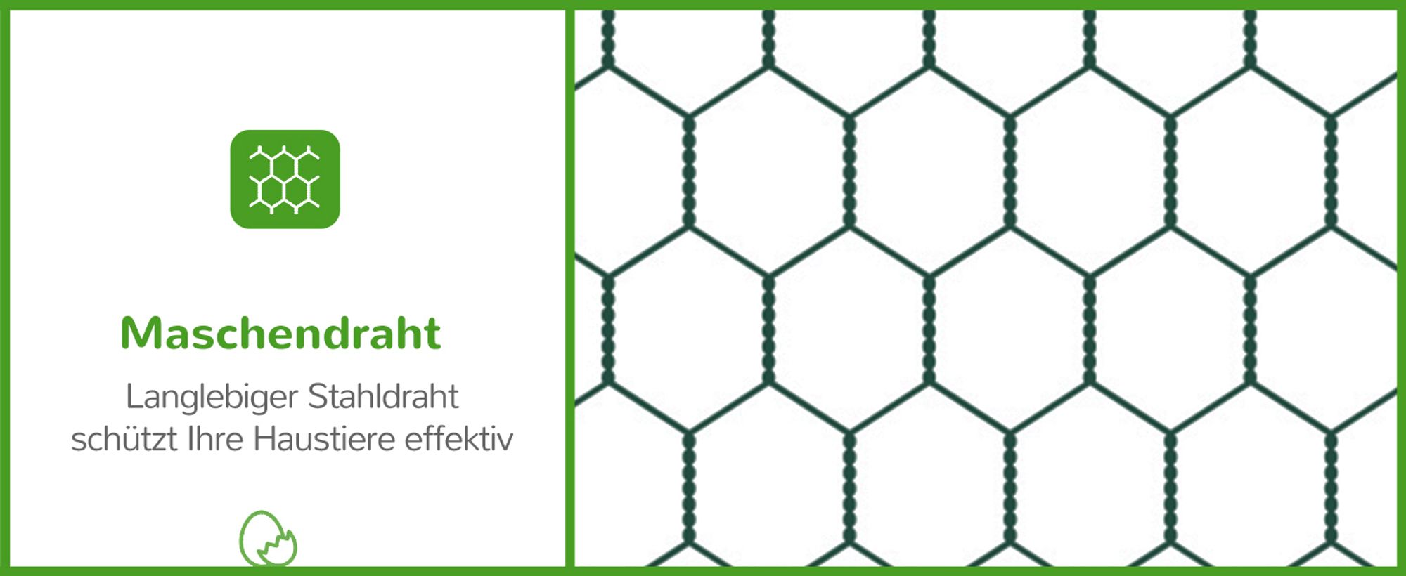 PawHut Hühnerstall Freilaufgehege XXL mit Schatten Dach Stahl 3 x 6 x 2 m