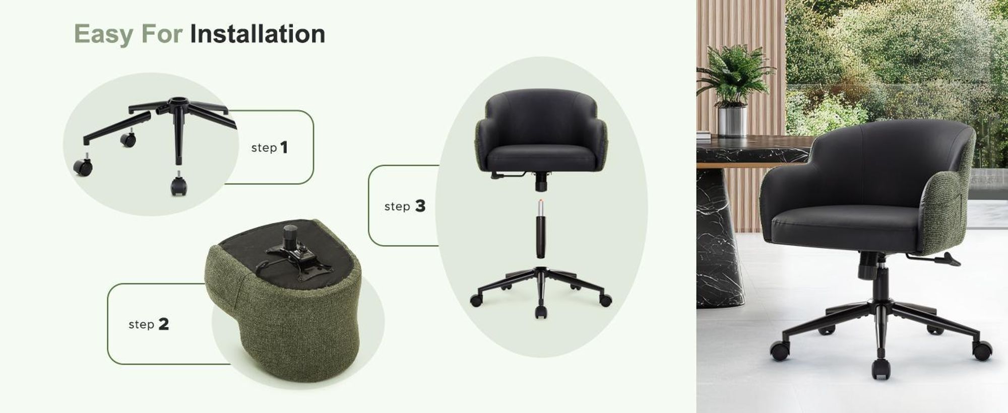 IWMH Drehstuhl, Höhenverstellbar Bürostuhl, Schminktisch Stuhl, Drehbar Stuhl für Schreibtisch, Schlafzimmer - Teddystoff - Weiß