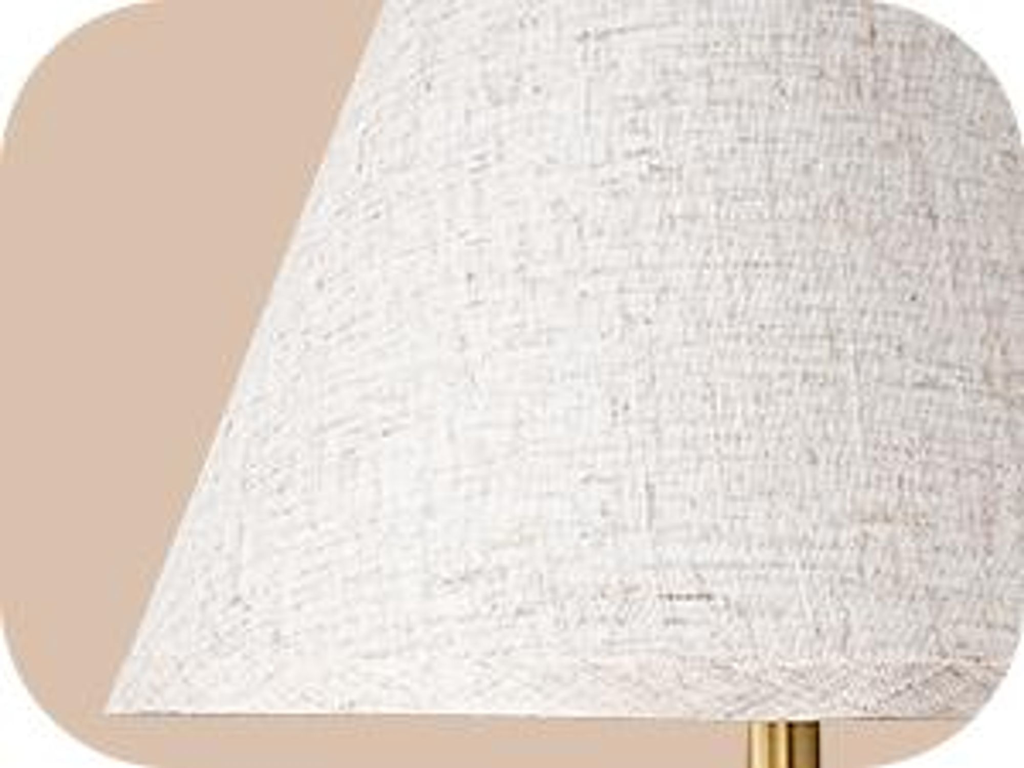 EDISHINE Stehlampe Wohnzimmer, Baumwoll-Leinenschirm, Retro, 2700K, Beige, Inkl. LED-Glühbirne, E27-Fassung, Metallgestell, Fußschalter