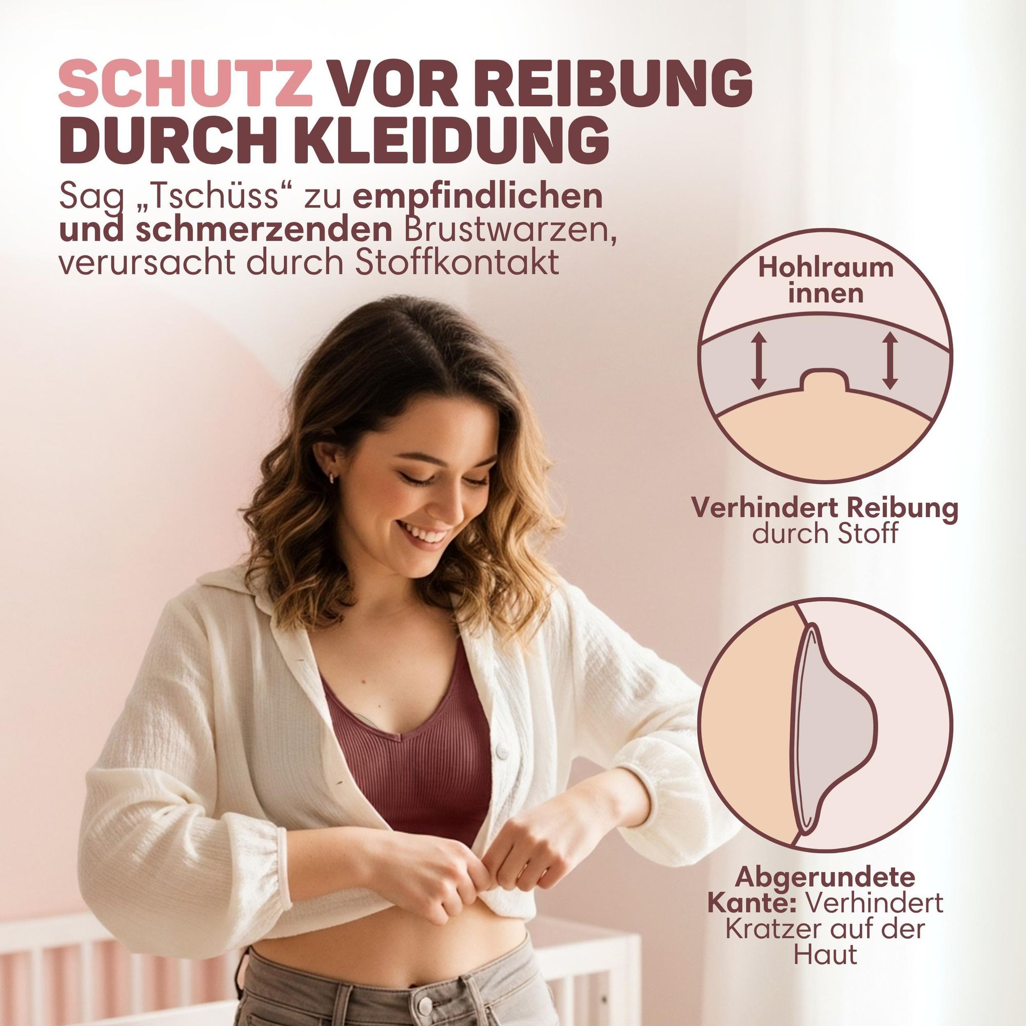 Vulpes Goods Silberne Brustwarzenabdeckungen, Stillbecher, 999 reines Silber hypoallergen und wiederverwendbar Brustwarzenschilde zum Stillen, Größe M