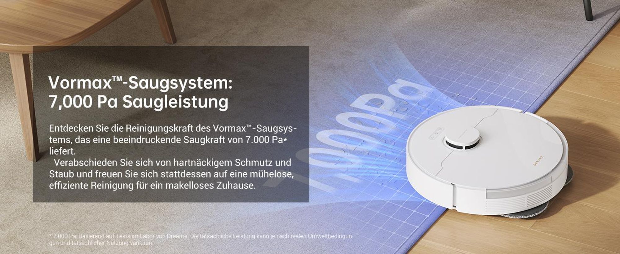 Dreame L10s plus Roboter Saugroboter mit Wischfunktion,DuoScrub™ Wischen,Intelligente Navigation,7000Pa Saugleistung,5200mAh,Hindernisvermeidung,Weiß
