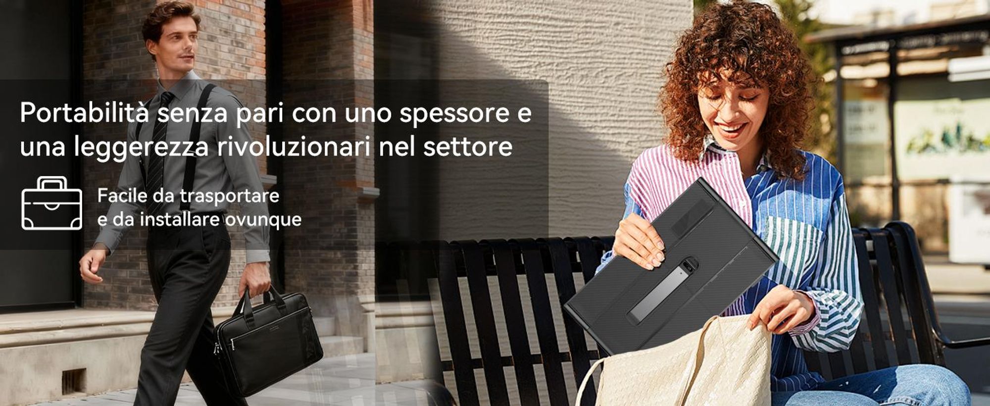 Blackview DCM6, monitor portatile da 14", monitor per laptop a doppio schermo, ultrasottile, FHD, compatibile con laptop da 13,3" a 17,3", ruotabile a 180°, compatibile con Windows/Mac/Android