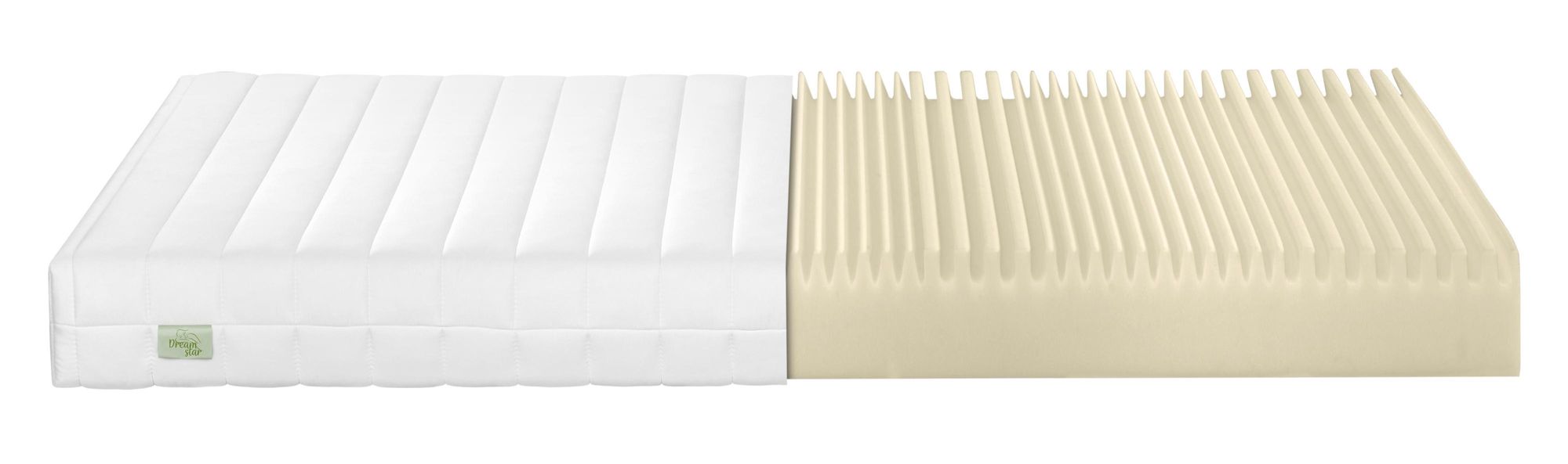 Matelas ergonomique 7 zones en mousse froide | 90 x 200 cm | 11cm | H2 & H3 | DREAMSTAR Easy Flex
