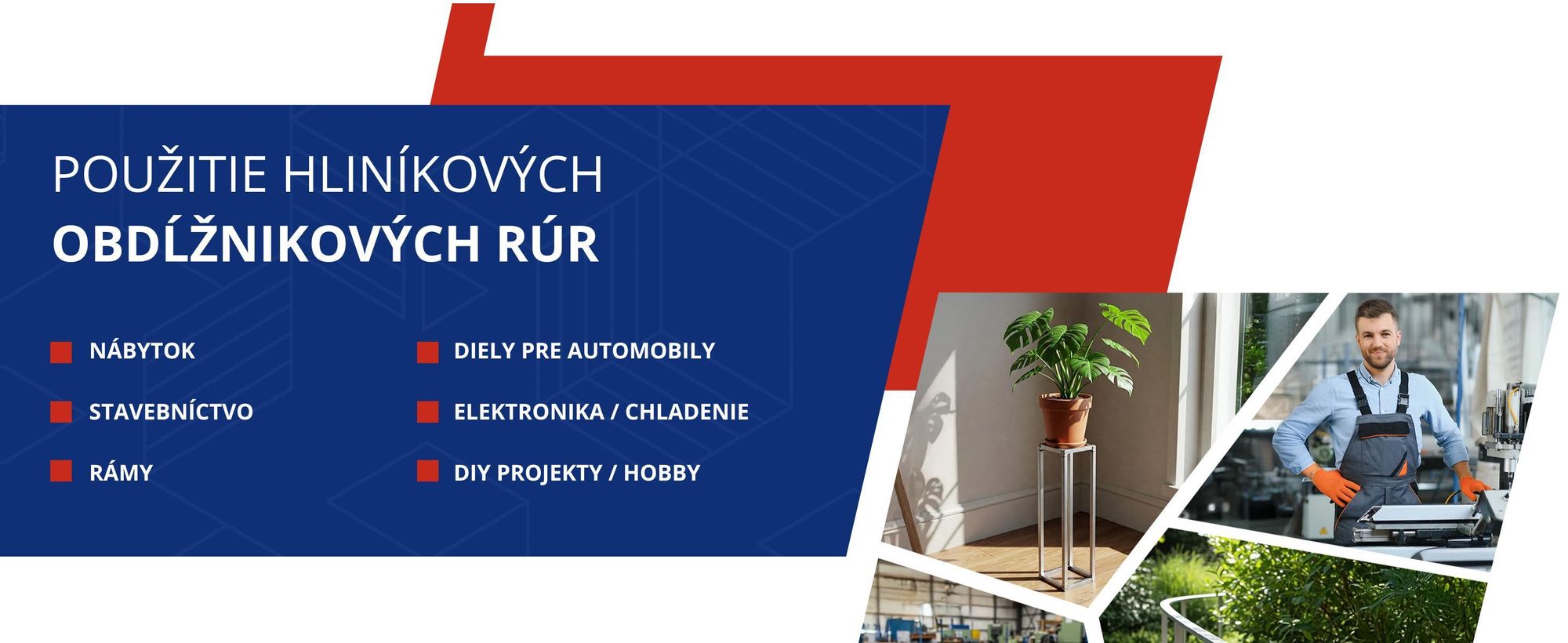 Hliníkový profil 30x20x2 mm 200 cm Hliníková obdĺžniková rúrka + rezaná na mieru