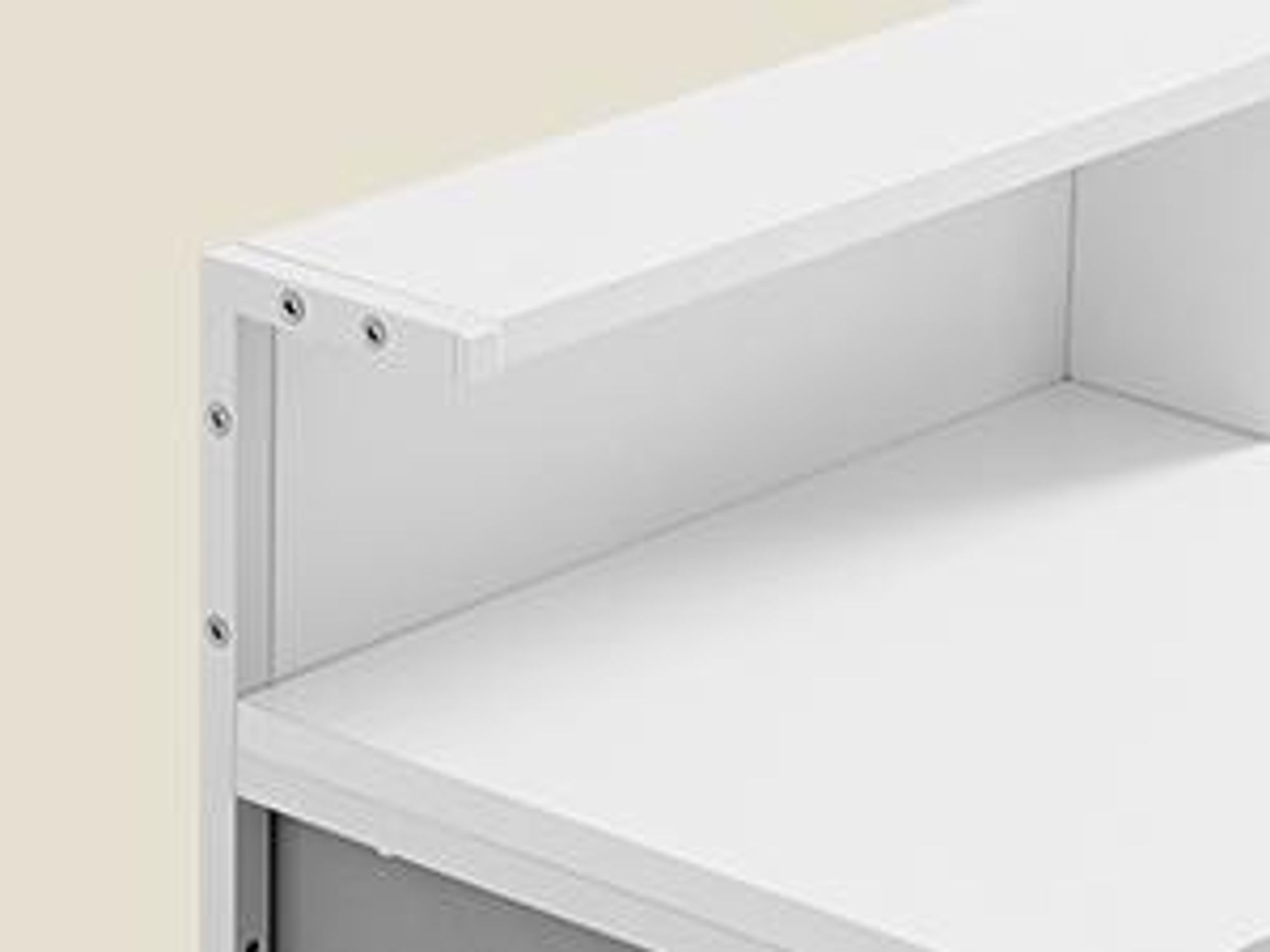 SONGMICS Kommode, Aufbewahrungsschrank mit 9 Schubladen und LED-Beleuchtung