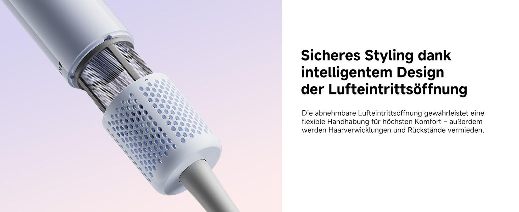 Dreame Mini Hochleistungs-Haartrockner,270g leicht,schnelltrocknend Fön,100K U/min Motor,NTC-Temperaturregelung, Negativ-Ionen,5 Steuerungsmodi,Blau