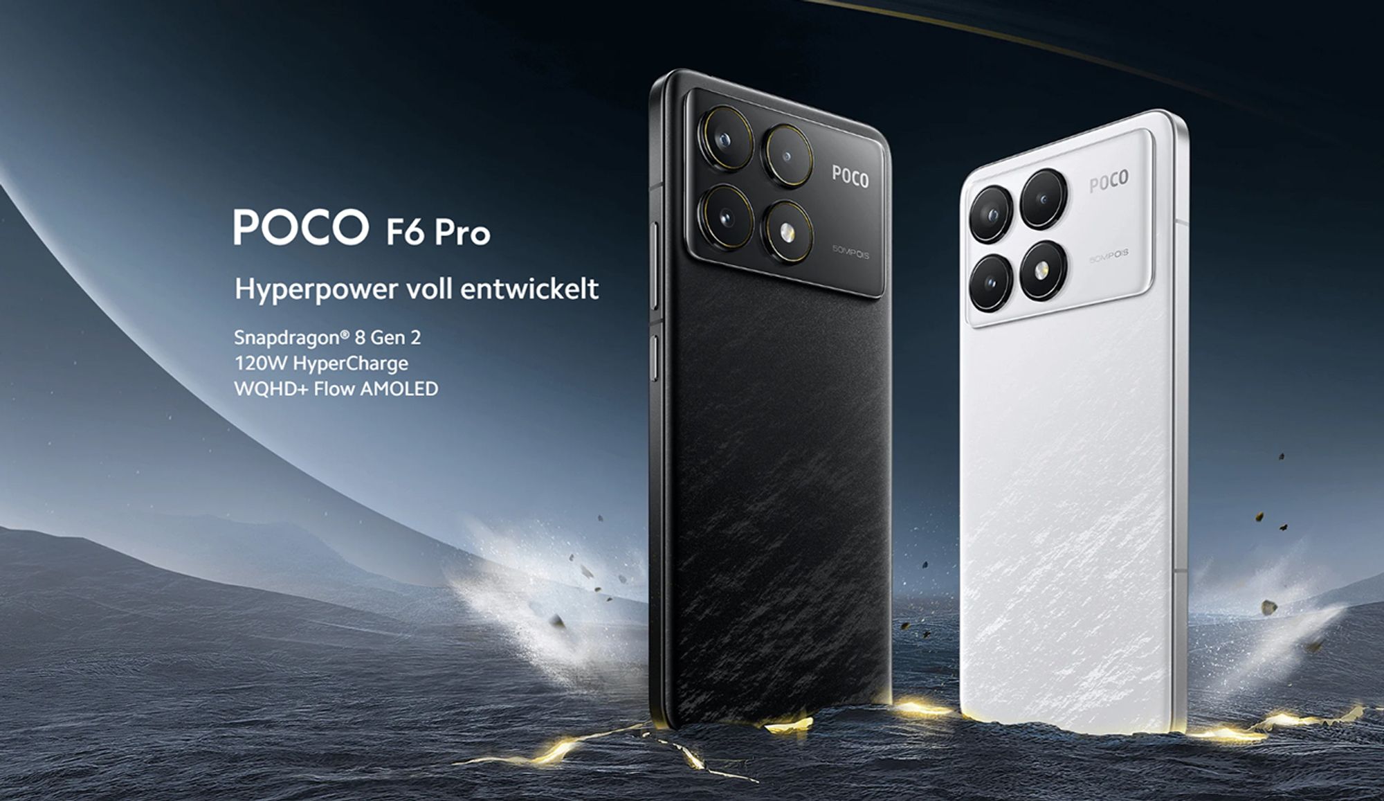 POCO F6 Pro 512GB (black, 5G, 12 GB RAM, 12 GB LPDDR5X)