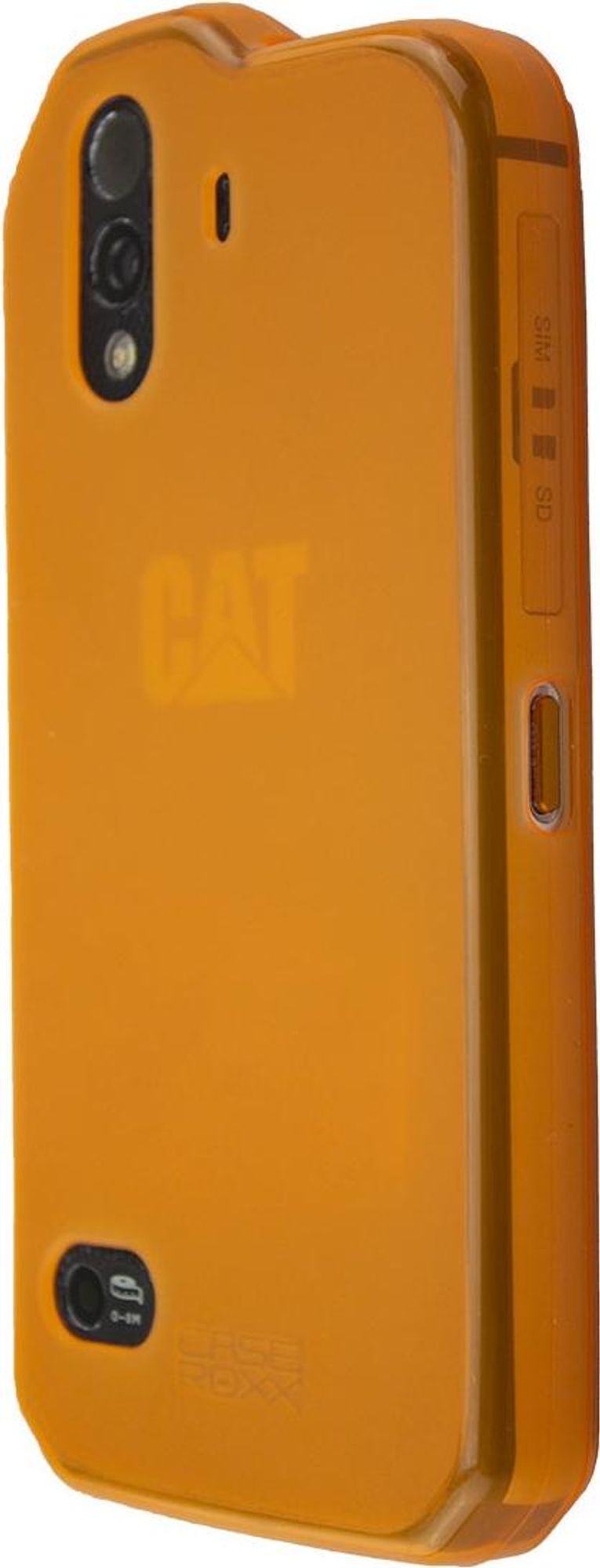 caseroxx Schutz-Hülle TPU-Hülle kompatibel mit Cat S61, Gummi Handy Tasche orange  Bild 2