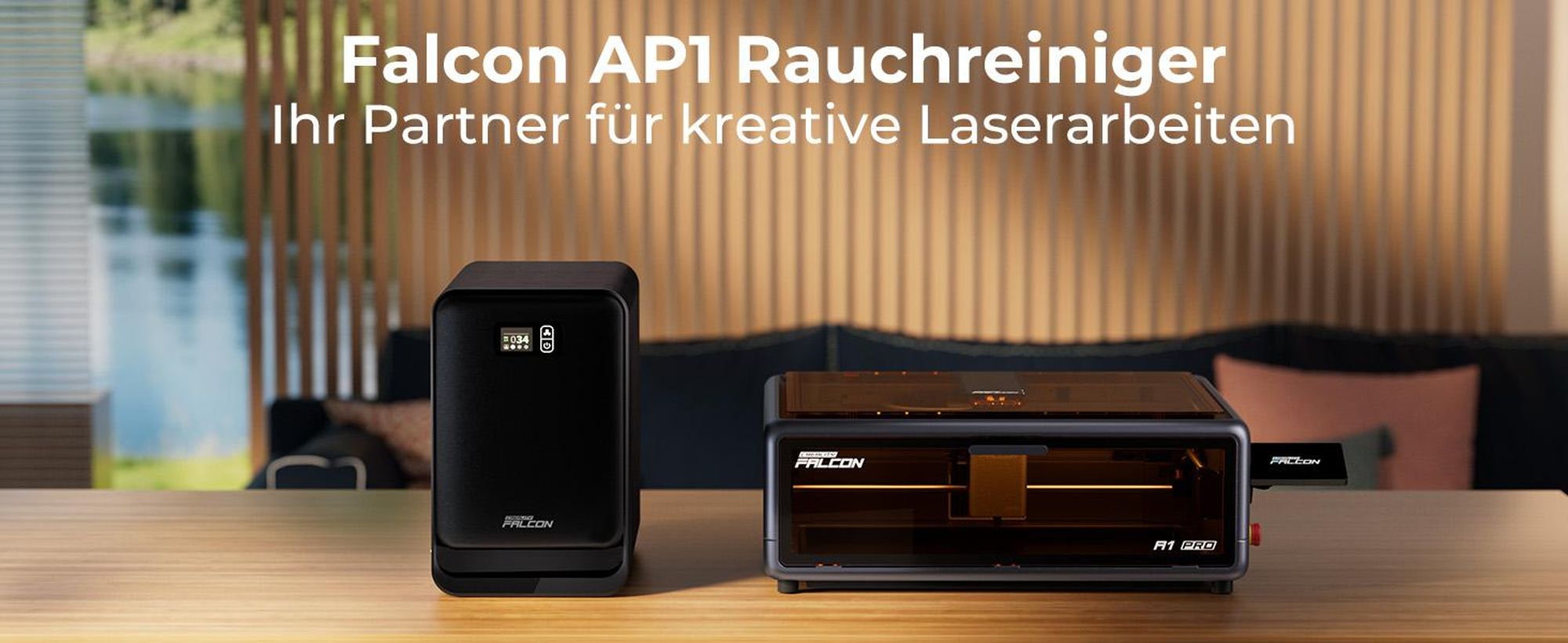 Creality Rauchreiniger: Falcon AP1 für Falcon A1/Falcon A1 Pro Maschine