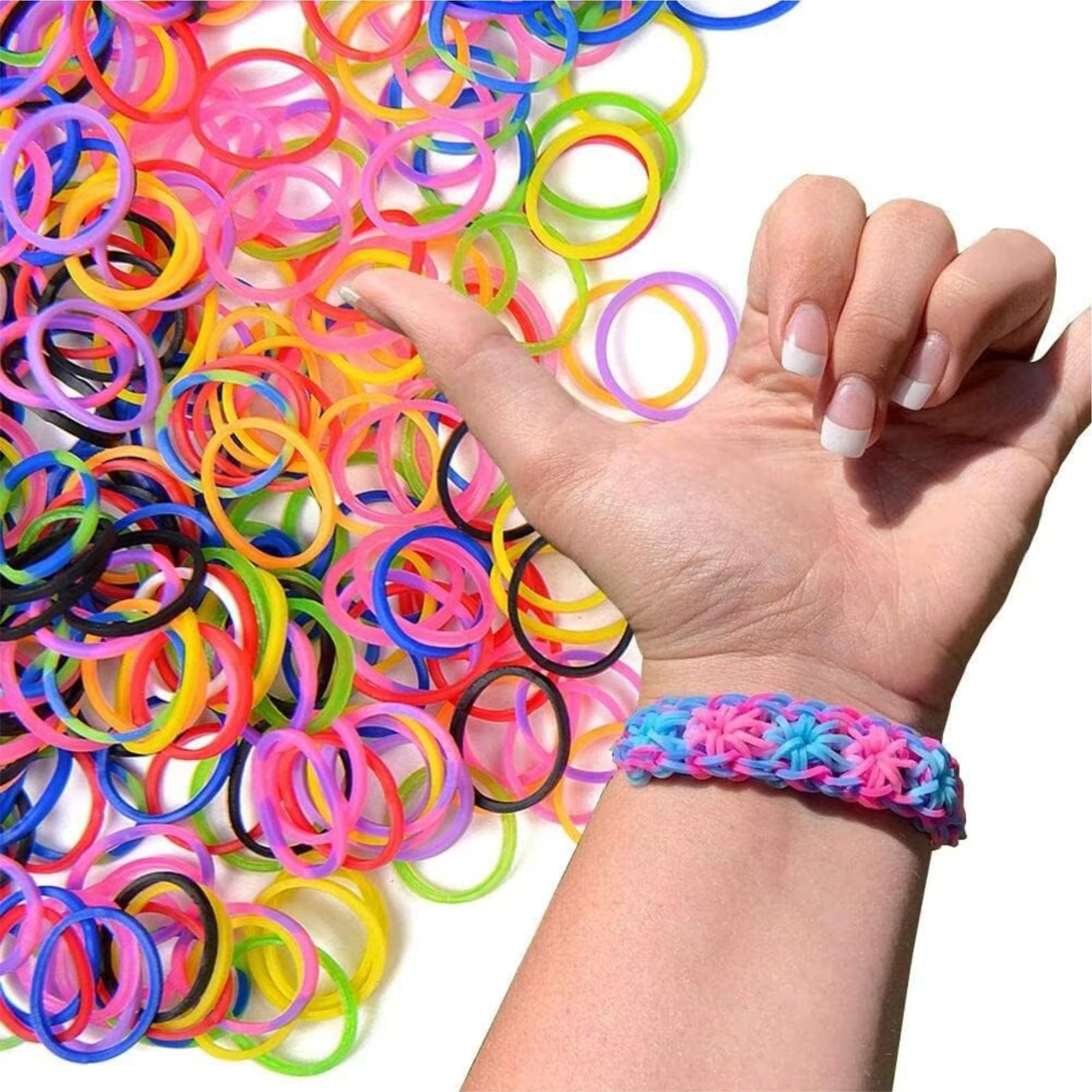 GUMKI DO ROBIENIA BRANSOLETEK MEGA ZESTAW DIY dla dziecka XXL 6800 PREZENT