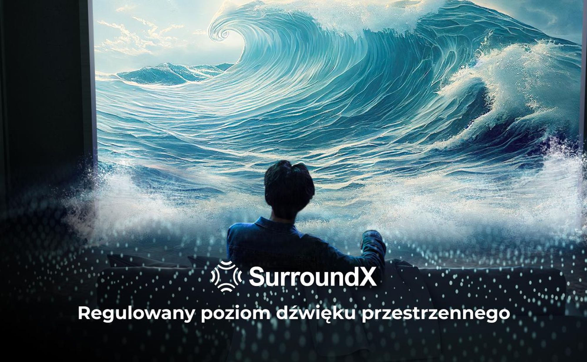 Soundbar ULTiMEA Poseidon M4T 5.1 z technologią Dolby Atmos, systemem dźwięku przestrzennego 3D, przeznaczona do telewizorów, z subwooferem, dwoma głośnikami tylnymi i Bluetooth 5.3