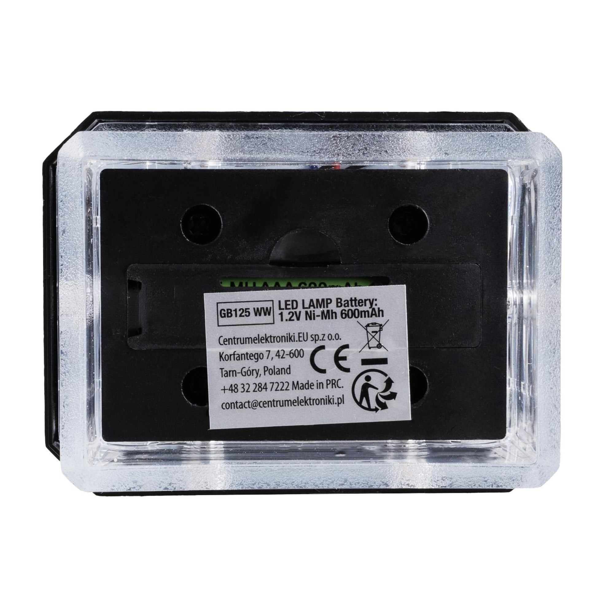 GreenBlue LED-Solarlampe für Pfosten 60 x 40 mm Briefumschlag-Abdeckung 3200 K GB125 WW