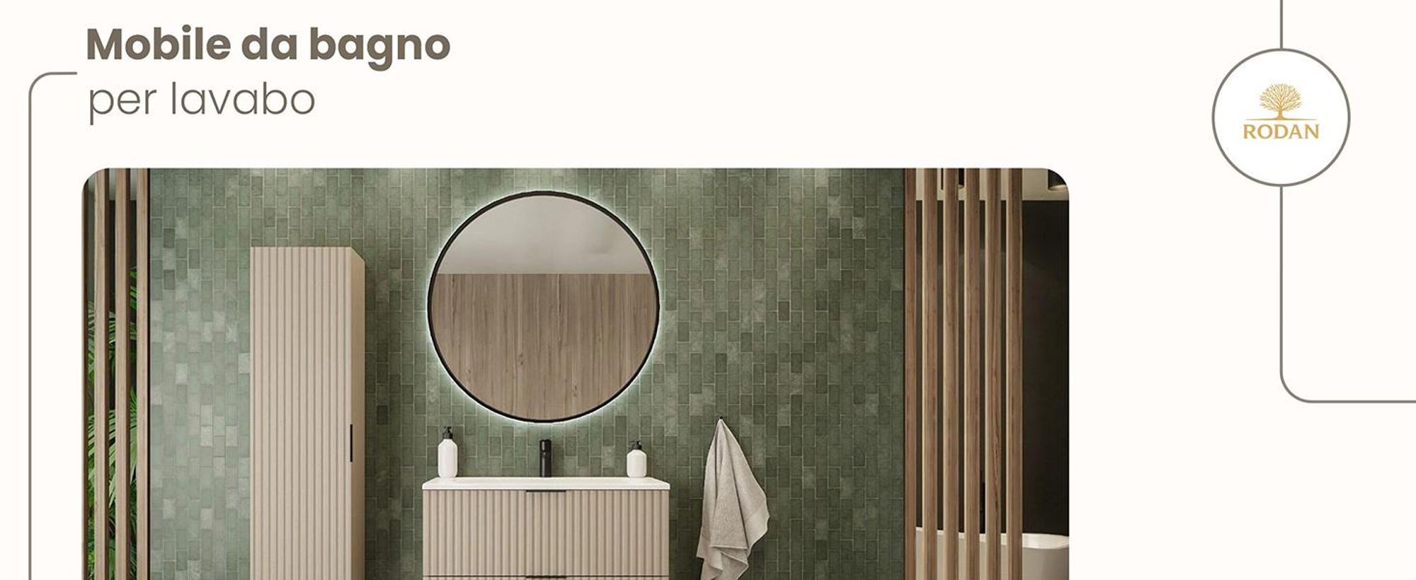 RODAN, mobile bagno, mobile sotto lavabo, mobile bagno moderno, mobili per il bagno