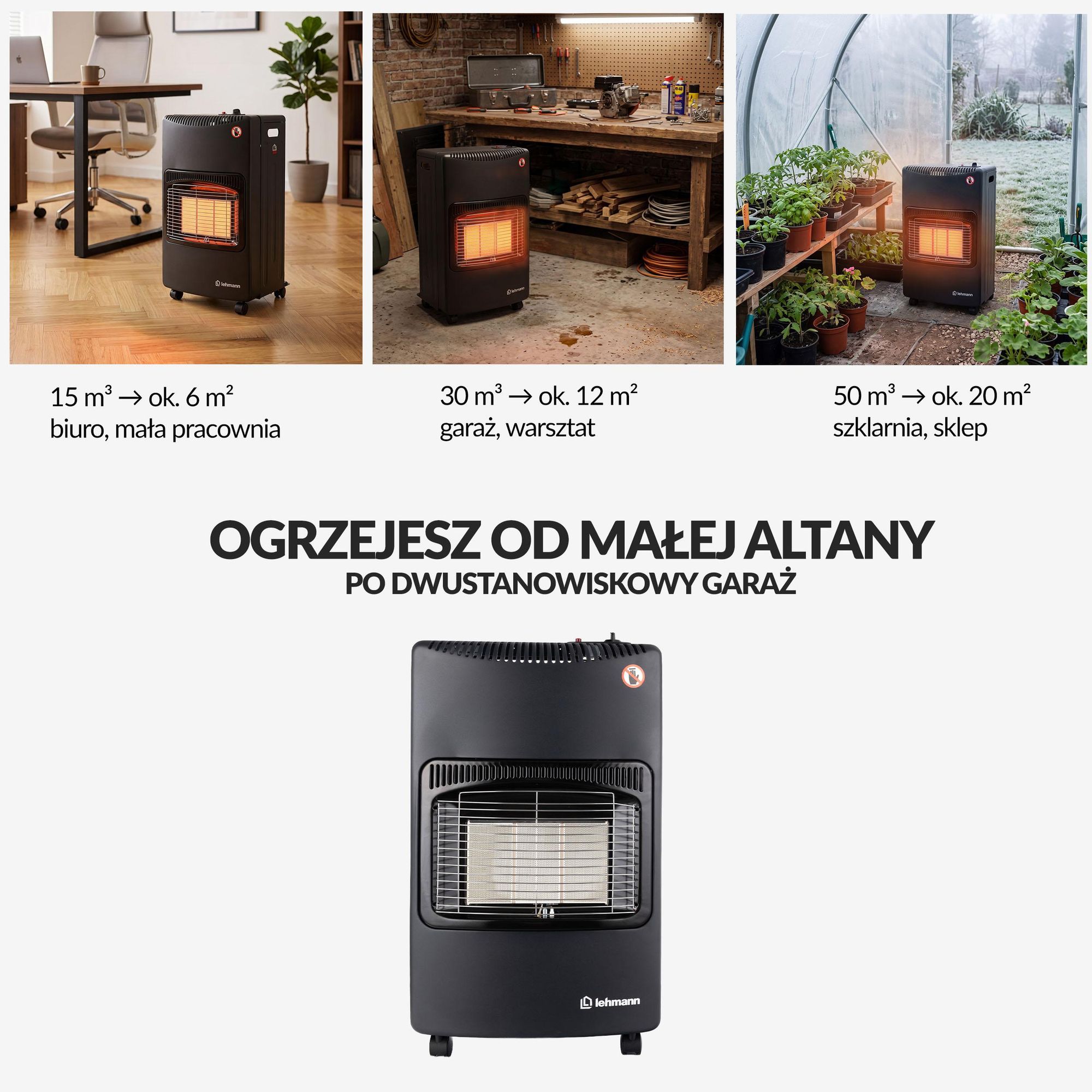 Piecyk Gazowy Lehmann Noel Ogrzewacz Gazowy Na Butlę 4200Kw Ltohg-4230Pl