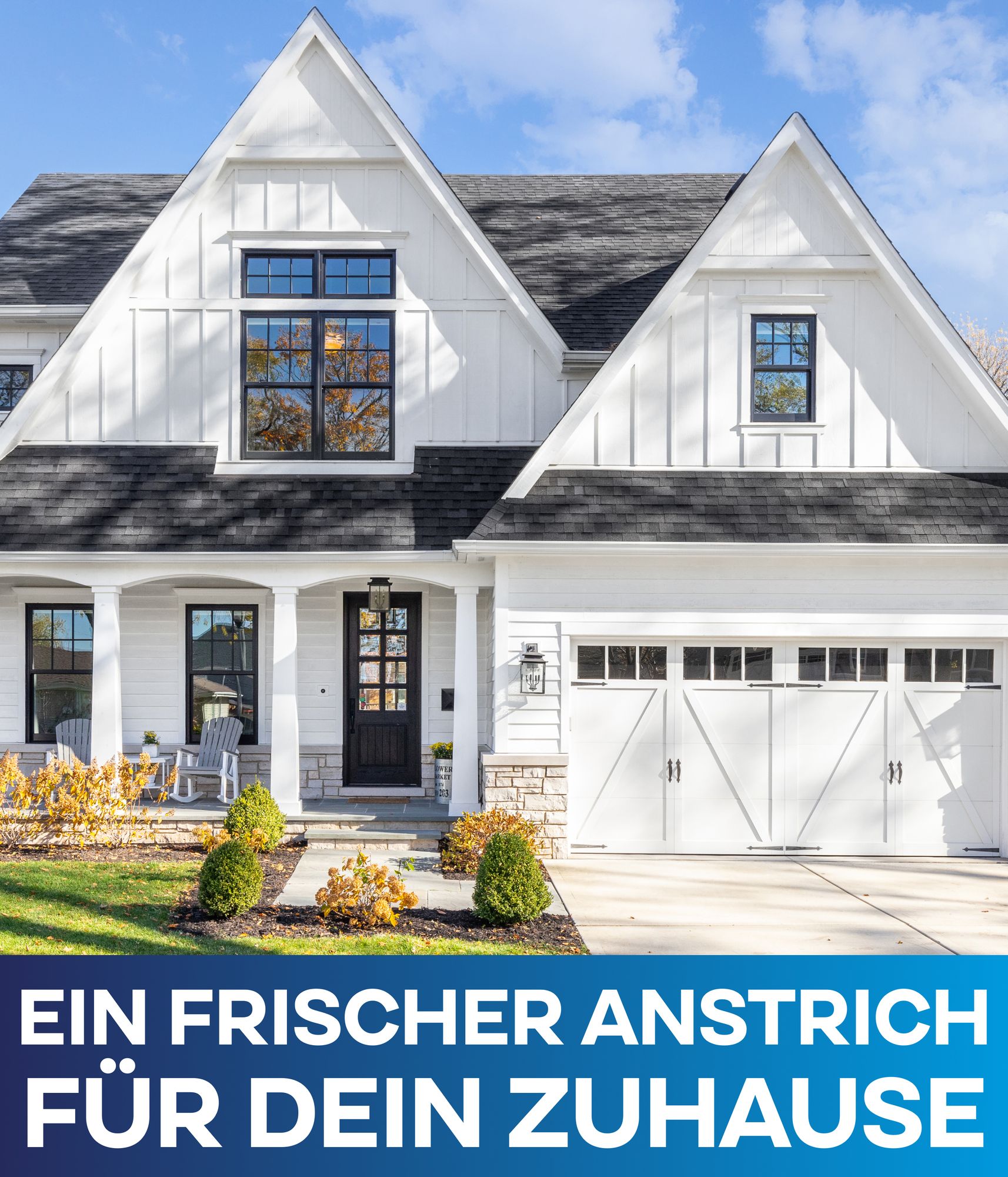 Plid Fassadenfarbe Weiß 2,5l , für ca. 30m² / Außenfarbe Fassadenwetter, Mauerfarbe, Hausfarbe Fassade