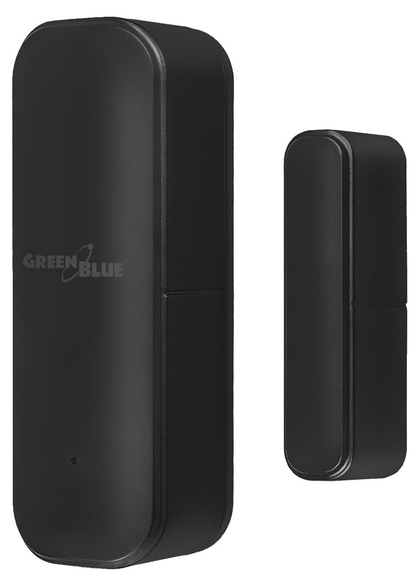2x Drahtloser Reed-Schalter / WLAN-Öffnungssensor von GreenBlue, Android/iOS für Türen / Fenster, 3,0 V DC LR03x2 GB479 B + 4x AAA-Alkalibatterie