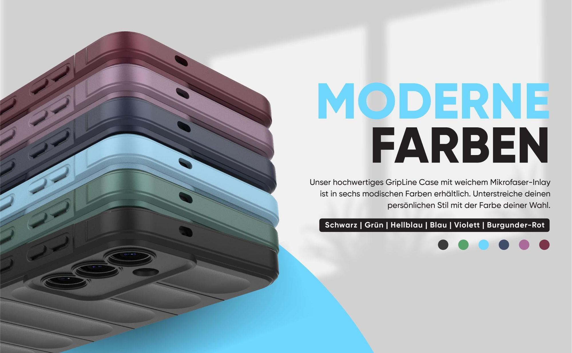 Handyhülle für das Samsung Galaxy S25 - verschiedene Farben und modernes Design