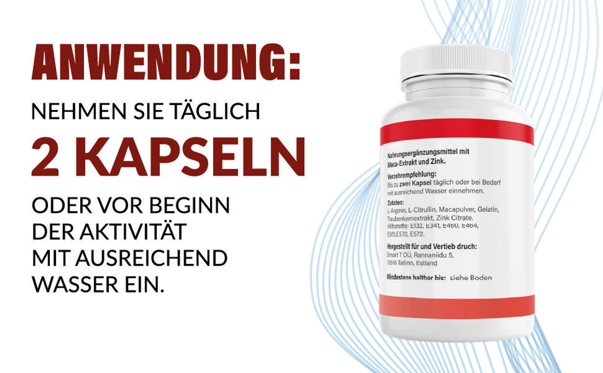 Saint Nutrition® Viacagix 500mg | für Männer – Verzögerung der Ejakulation – mehr Spaß zu zweit – Potenz steigernd – mehr Potenz - 60 Kapseln