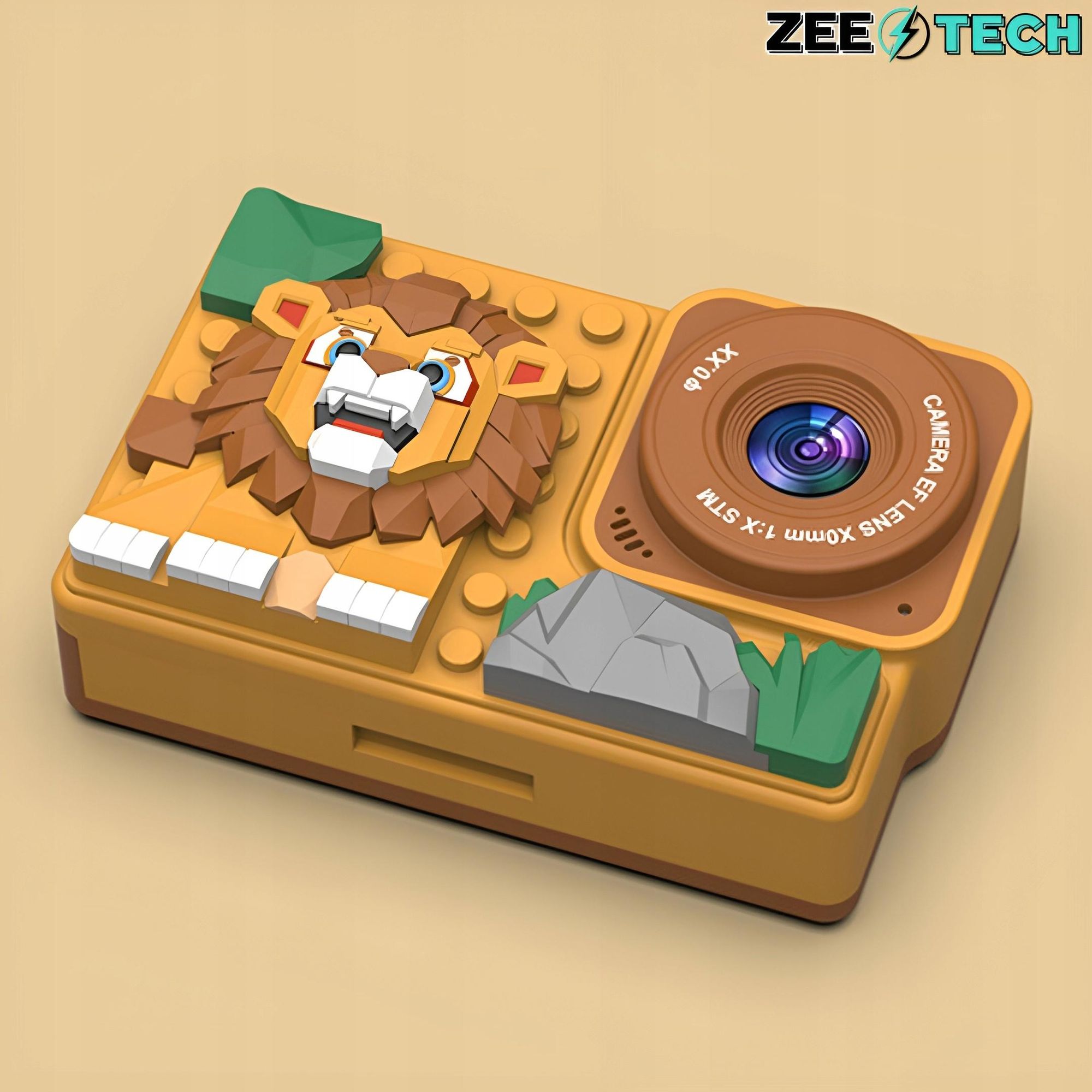 Digitale Kinderkamera 40Mp Selfie-Kamera Spiele + 32Gb Karte