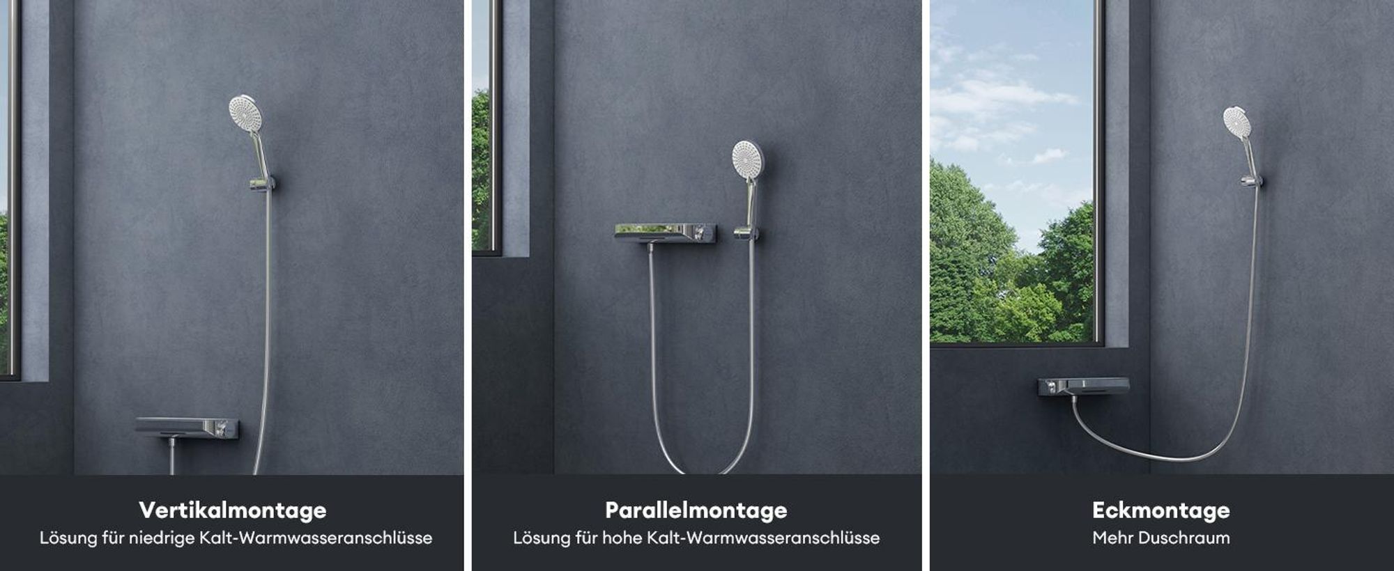 doporro Badewannenarmatur Thermostat mit Handbrause, Wasserfall Wannenarmatur aus Messing mit 38° C Sicherheitssperre Matt schwarz Duschsystem8