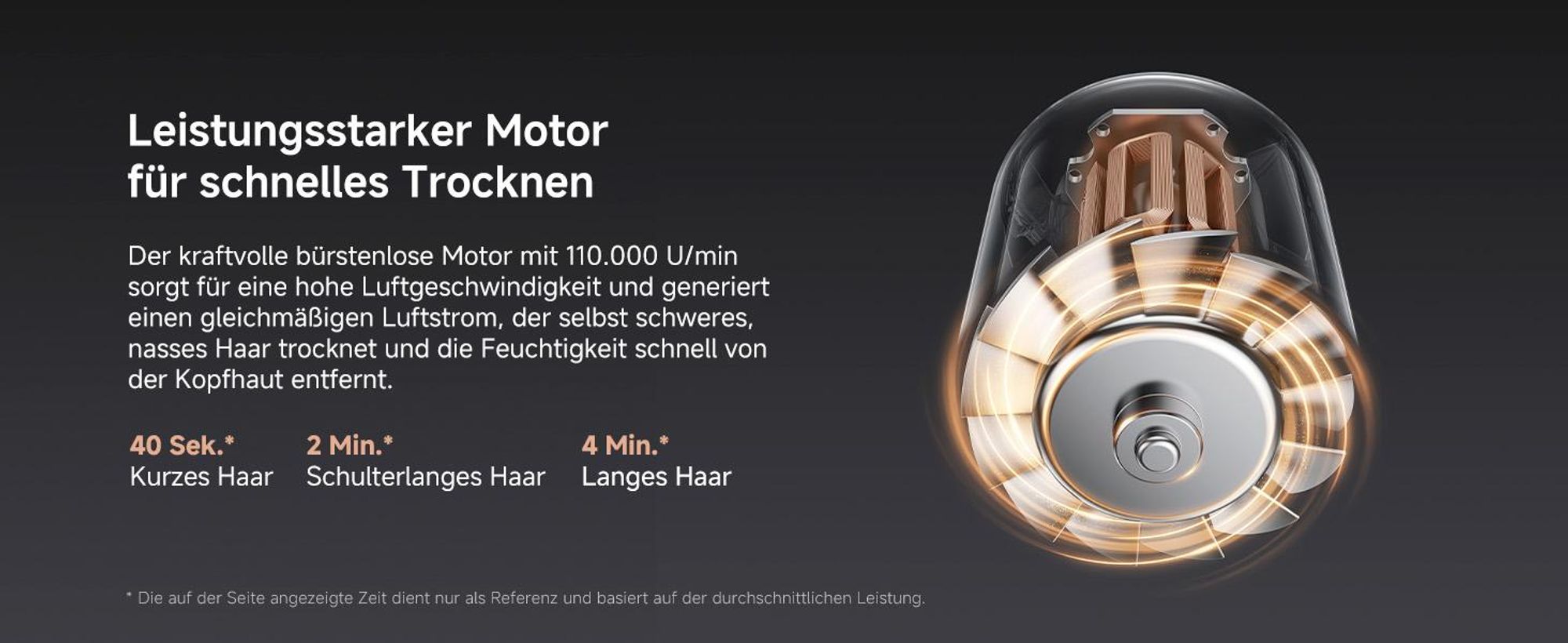 MOVA SHINE 10 Profi Ionen-Haartrockner, Hair Dryer mit 110.000 U/min Motor, leiser Schnellföhn, Warm- & Kaltluft, Plasma-Technologie, kompakt für Reis