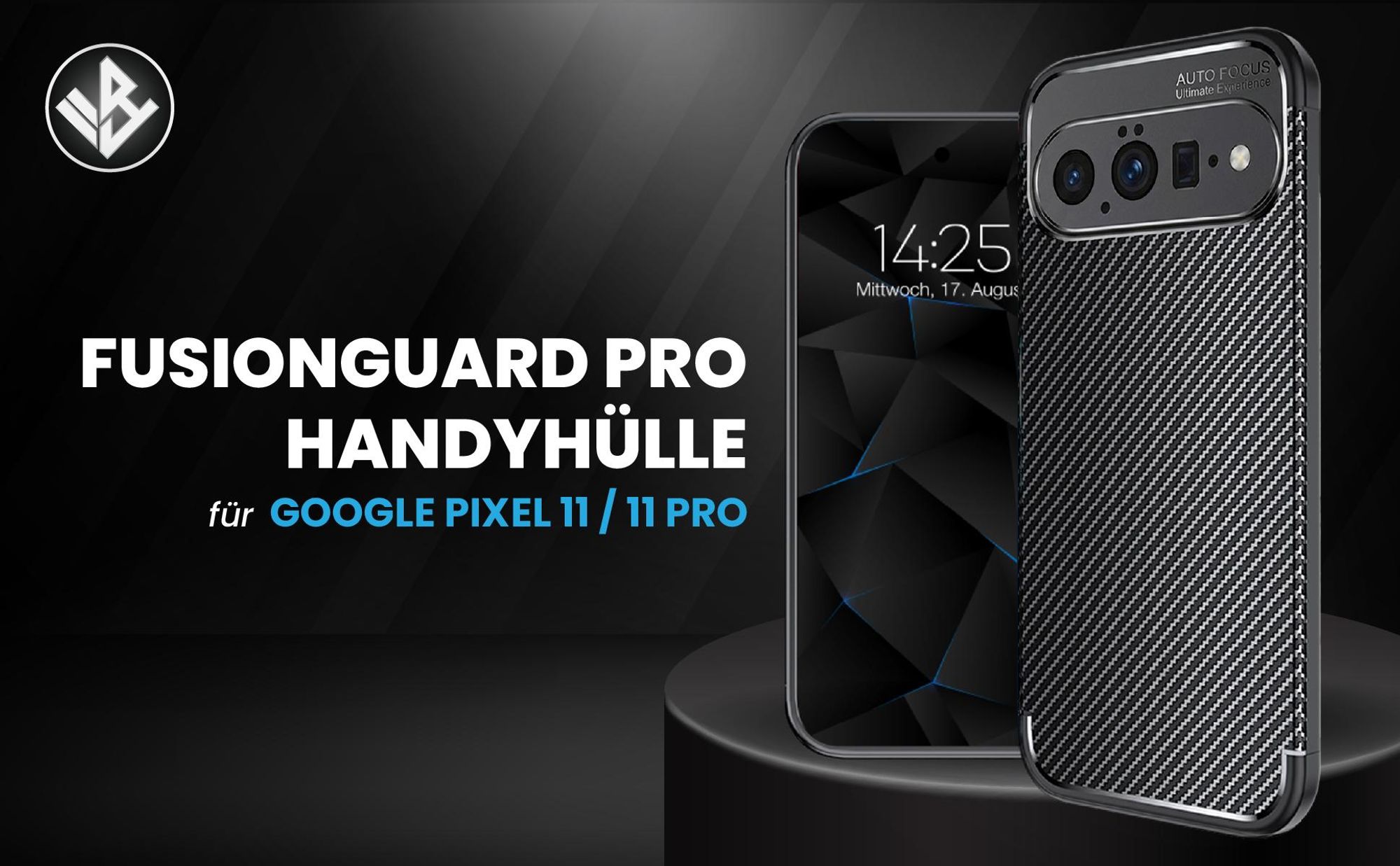 Schwarze ergonomische Schutzhülle für das Google Pixel 11 / 11 Pro	66