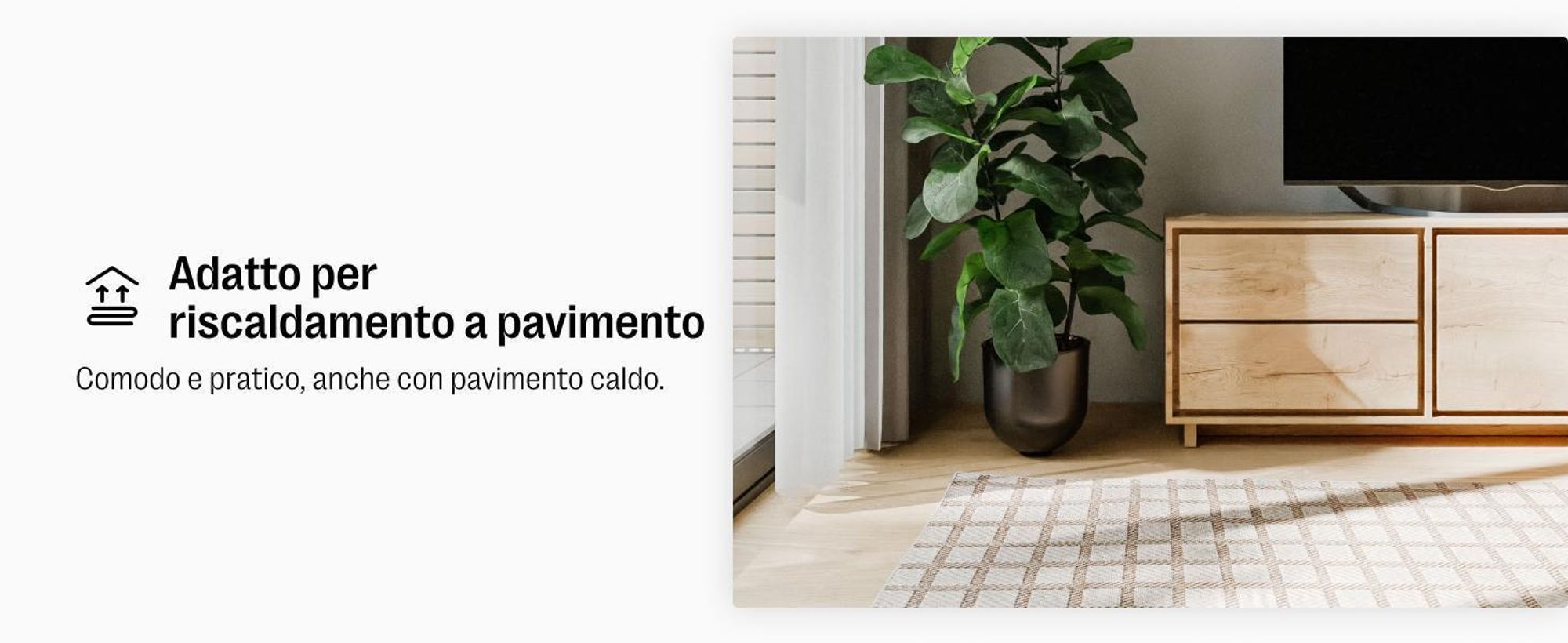 benuta tappeto da interno ed esterno Kaleo Crema/Beige 70x200 cm tappeto soggiorno tappeto da esterno passatoia moderno pelo corto scandinavo