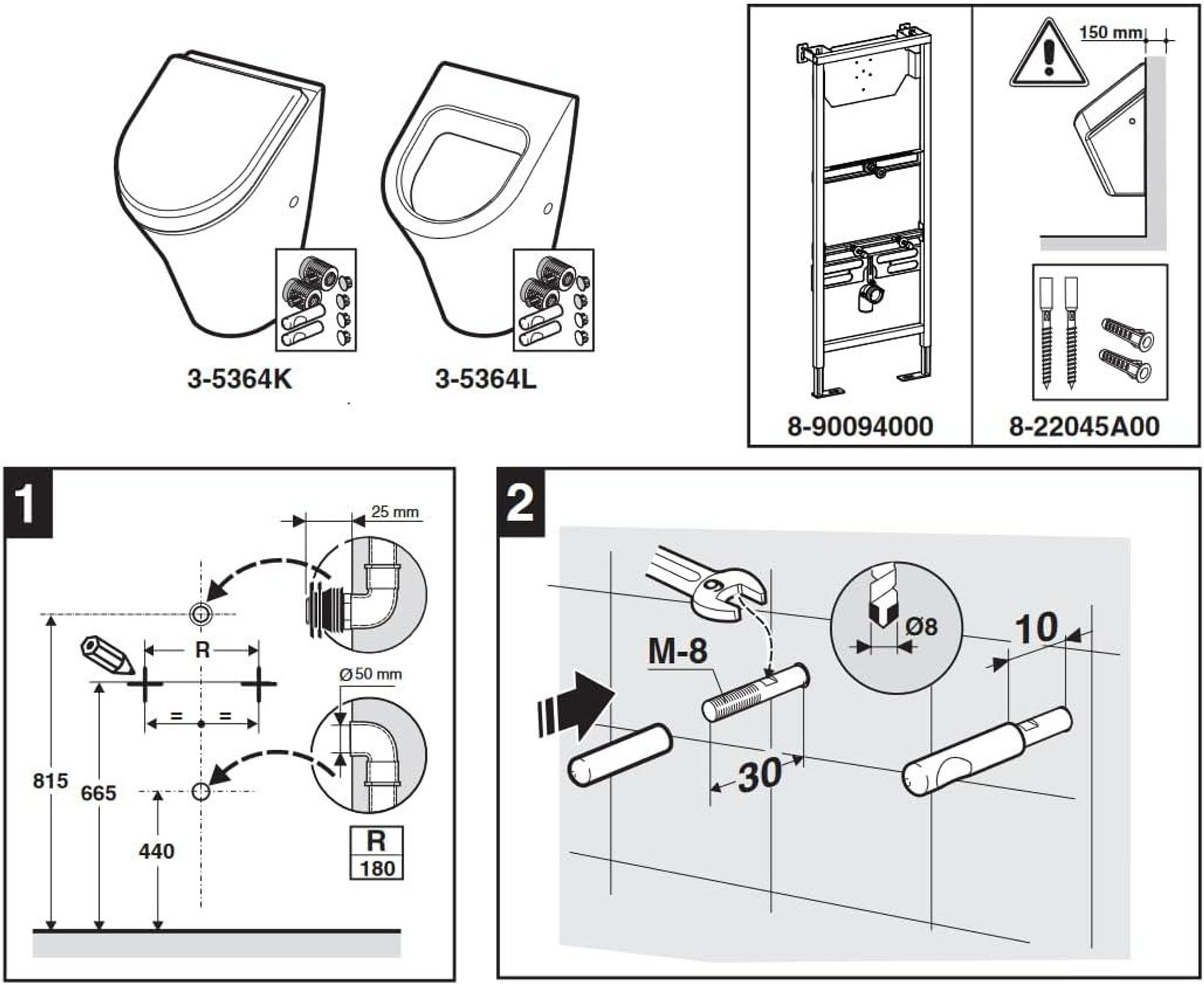 VBChome Urinal Zulauf von Hinten Weiß Deckel mit Absenkautomatik Soft Close Modern Hochwertig Keramik Pinkelbecken Pissoir Wandurinal Wandpissoir Urinal mit Deckel