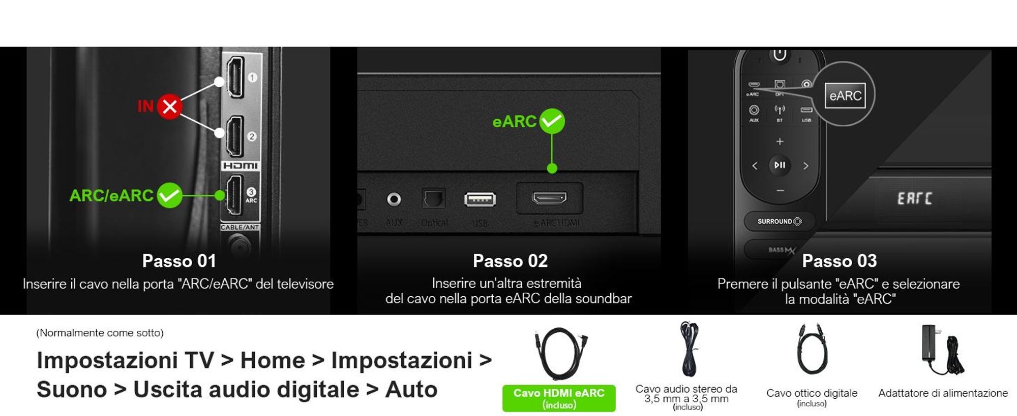 ULTIMEA Soundbar 5.1 Dolby Atmos, sistema audio surround 3D Soundbar per televisori, altoparlanti TV per home cinema con bassi regolabili
