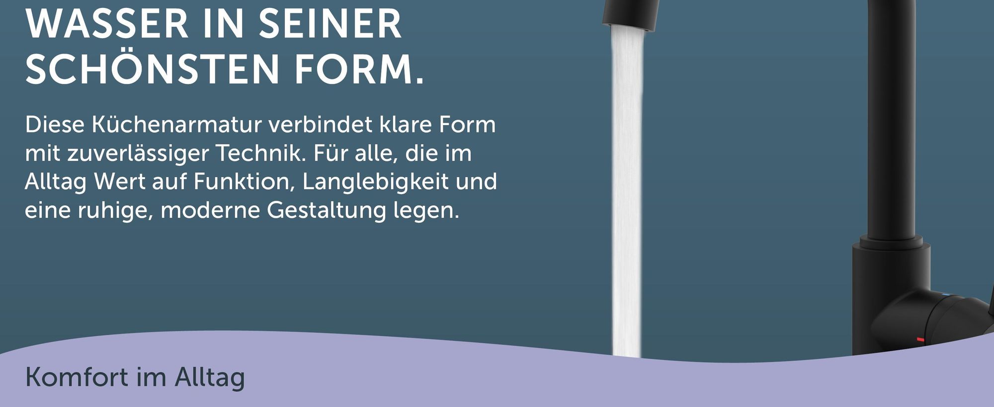 SCHÜTTE Küchenarmatur ULTRA, Wasserhahn Küche mit Geräteanschluss für Geschirrspüler, Mischbatterie Küche, Chrom