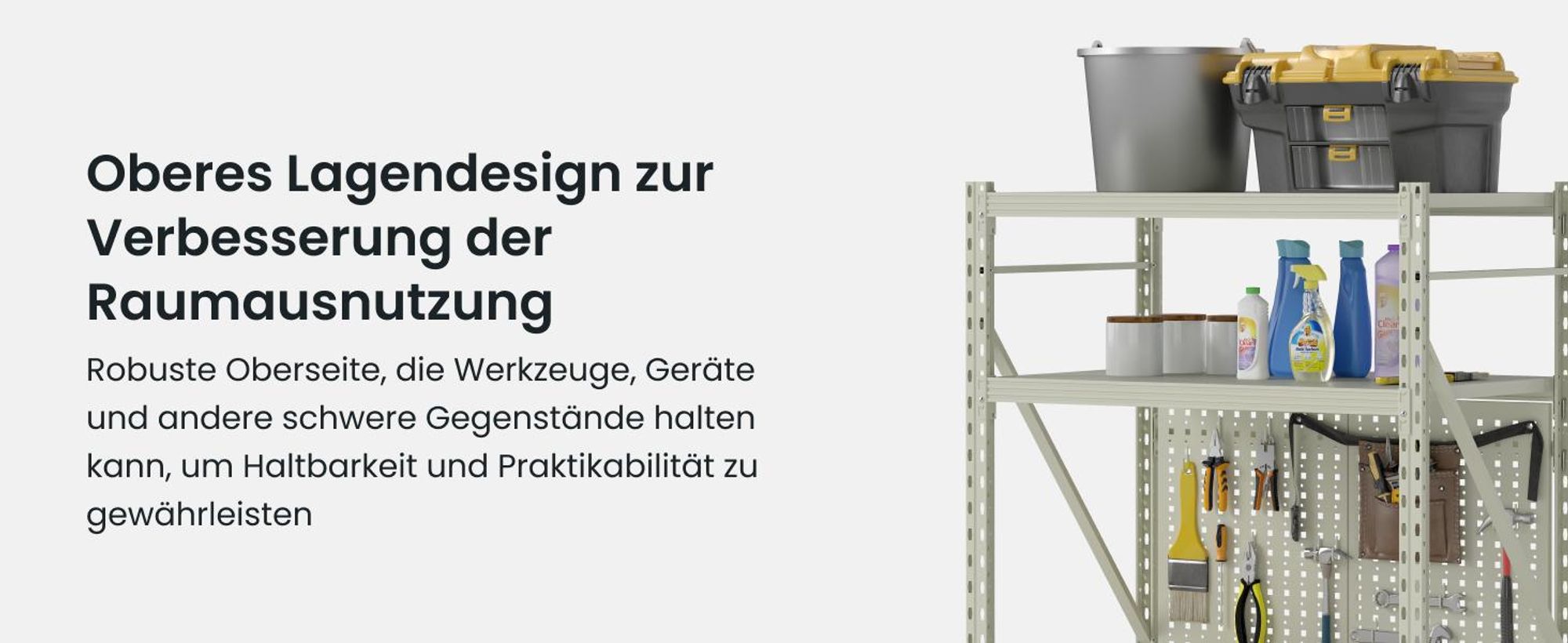 FLEXISPOT Werkbank aus Stahl, Arbeitstisch mit Lochwänden und oberer Ablage, Lagerregal bis 200 kg, für Werkstatt, Lager, Büro und Haushalt (Grün)