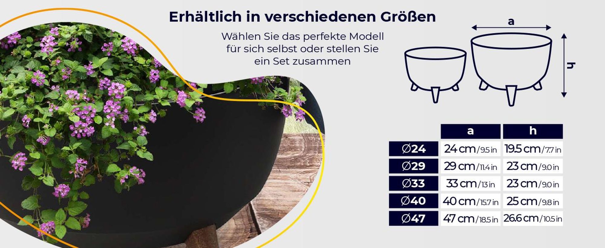 Blumentopf LAMELA Blumentopf FINEZIA DLUTO - eingekerbt, 30 x 30cm, Höhe 57cm, creme