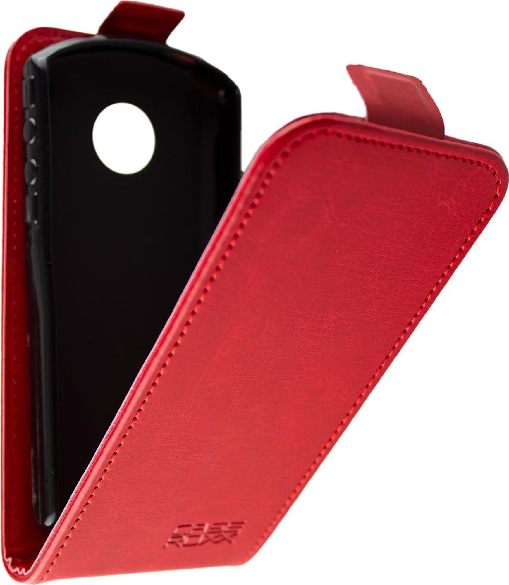 caseroxx Schutz Tasche Hülle Flip Cover kompatibel mit Emporia Simplicity (V27), Smartphone Tasche Flip Cover in rot Bild 2