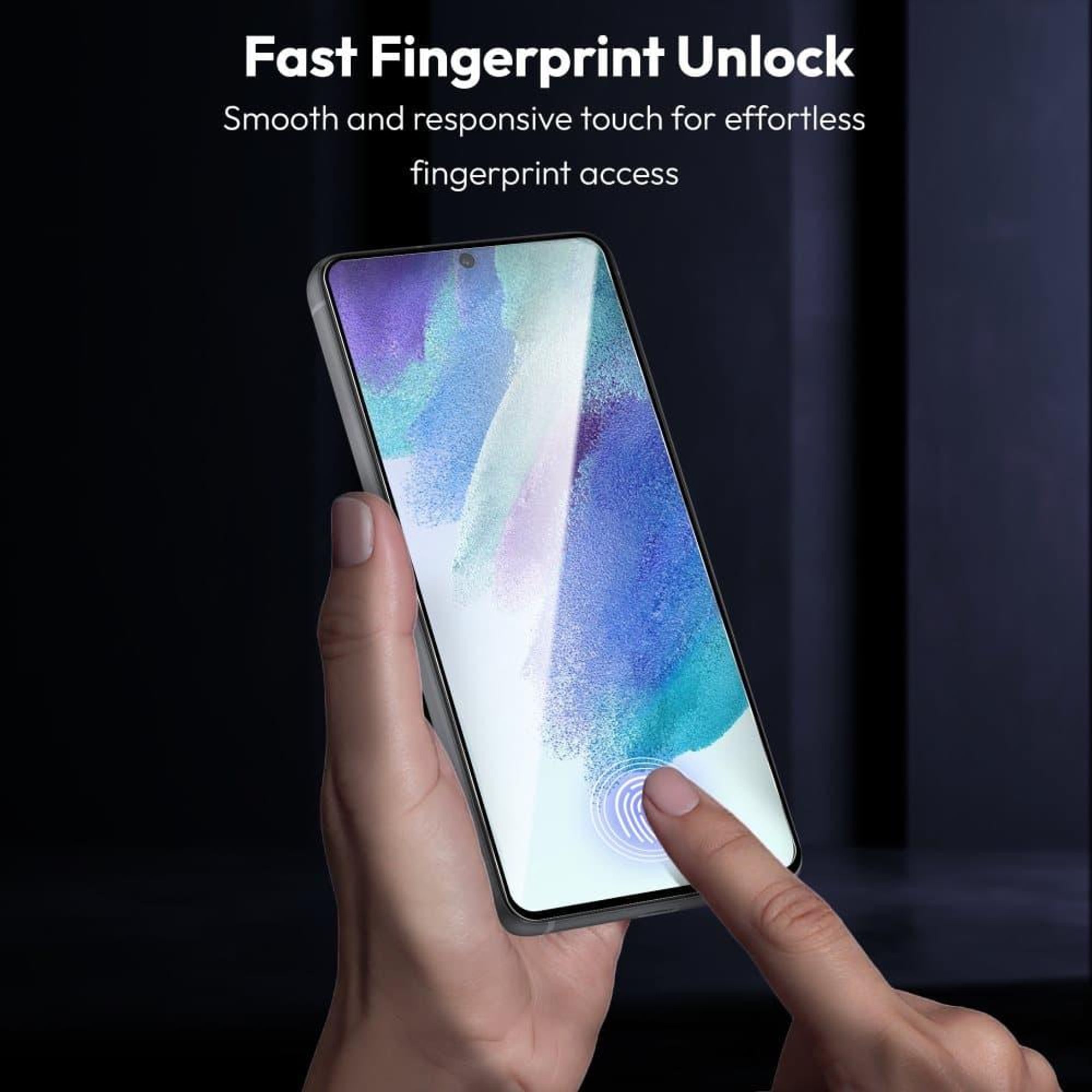 Samsung Galaxy S21 FE 5G – Panzerglas Härte 9H – 3D Displayschutzfolie