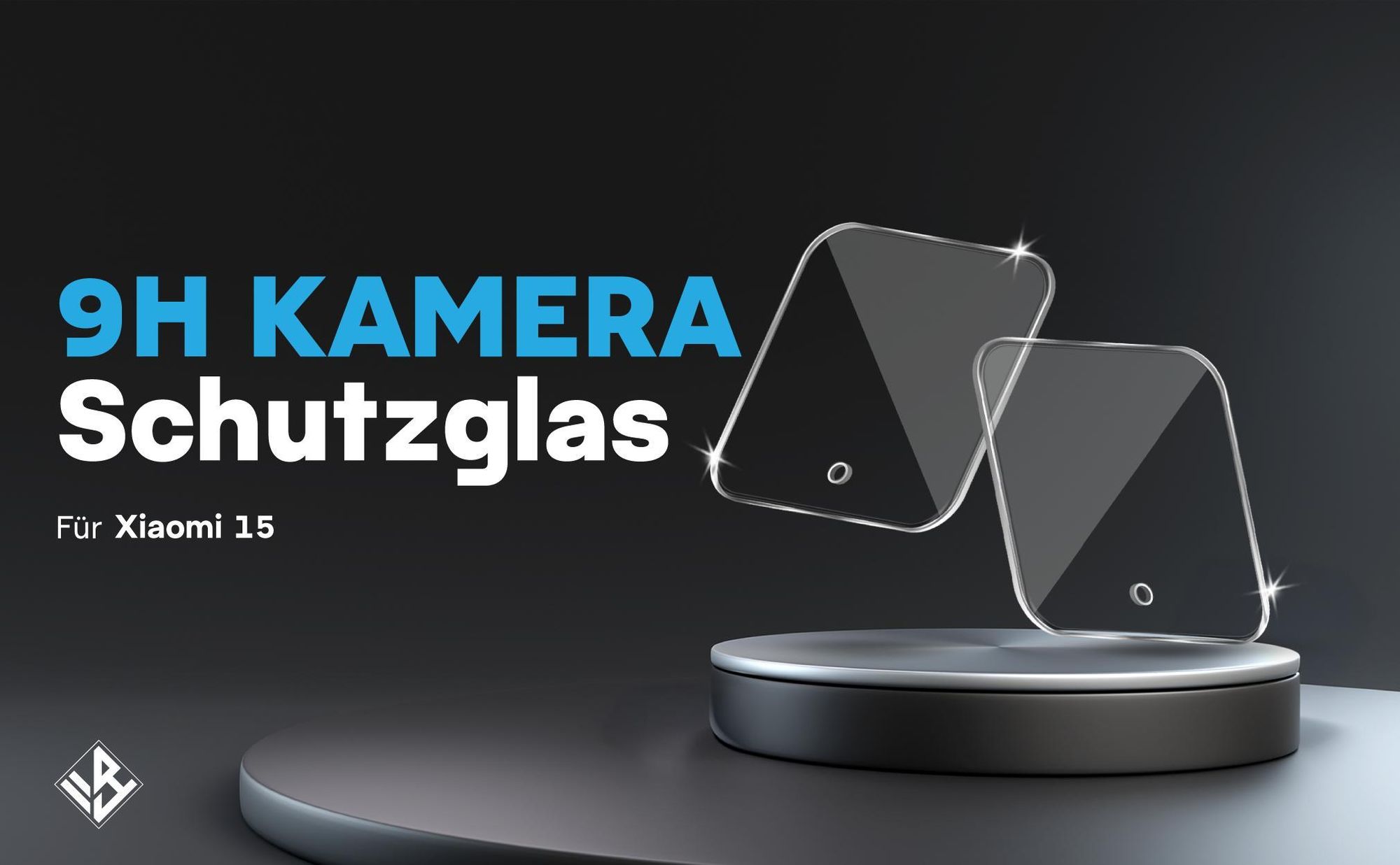 2er Set Kameraschutzglas für Xiaomi 15 in 9H Härte
