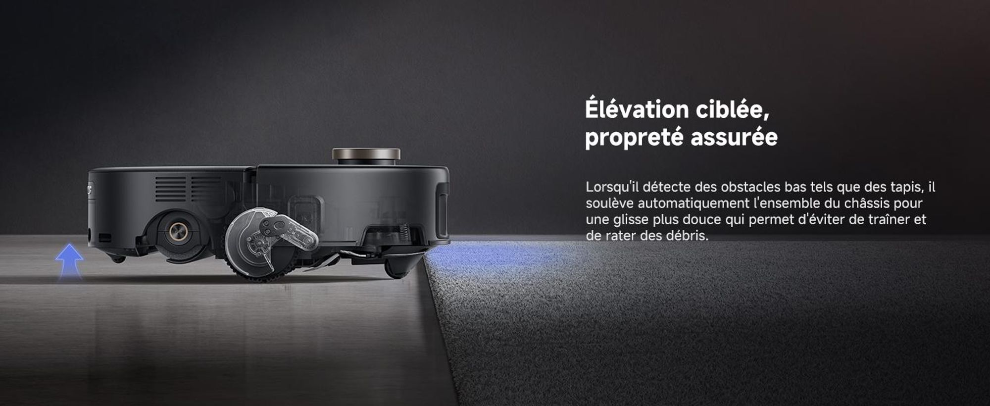 MOVA Z60 Ultra Roller Complete – Robot aspirateur 28 000 Pa avec HydroForce™, DuoSolution™, StepMaster™ 2.0, LiftPro™ et AutoShield™