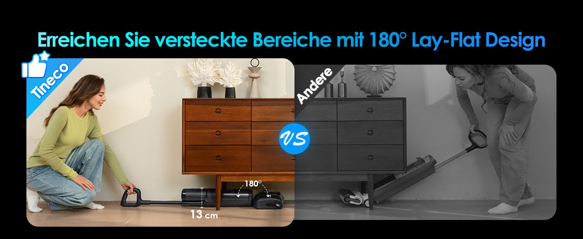 13 cm Kompaktes Design