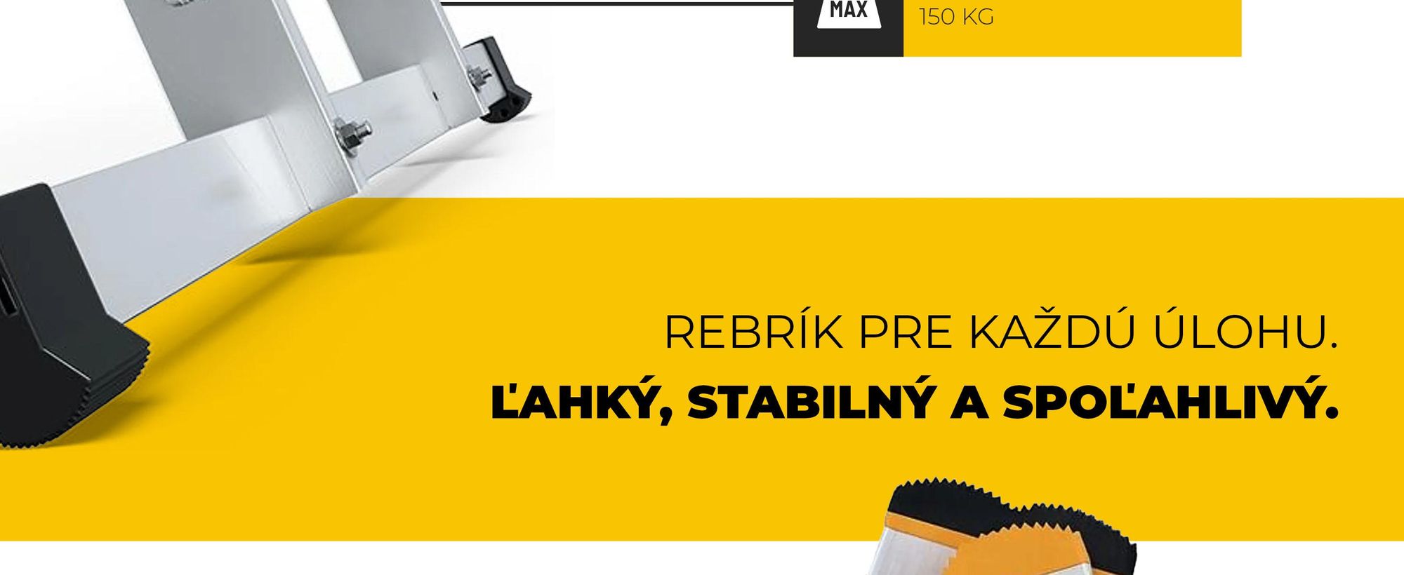 DRABEST | Žebřík, řada PRO, hliníkový víceúčelový žebřík, 3dílný průmyslový žebřík, 3 x 6 schodů, nosnost do 150 kg, pracovní výška 4,43 m, vč. háku n