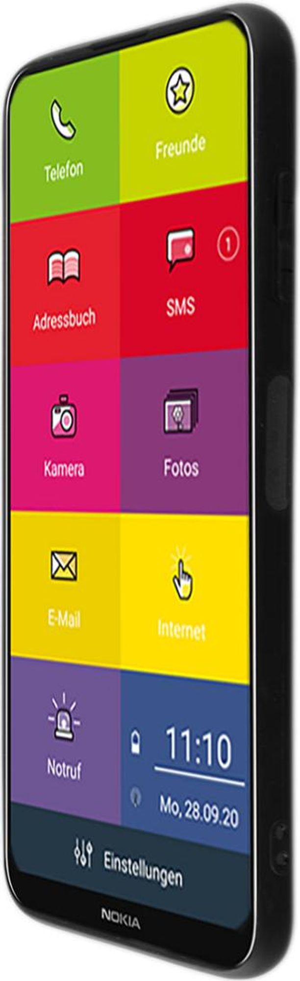 caseroxx Schutz-Hülle TPU-Hülle kompatibel mit EinfachFon - Nokia Kids - G20, Gummi Handy Tasche schwarz Bild 2