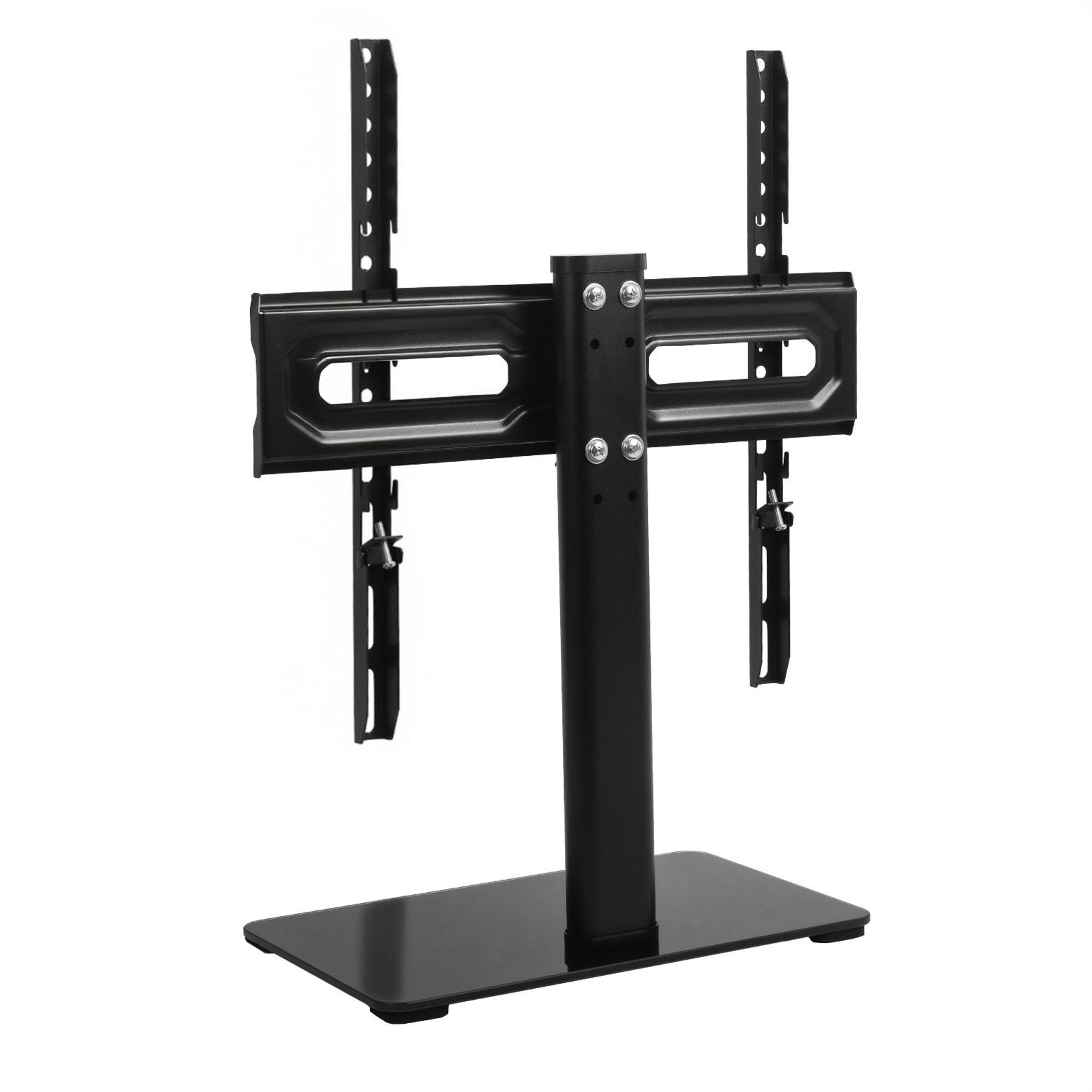 Universal-TV-Ständer Maclean für RTV-Schrank Standfuß max. 35 kg Drehung 20 Grad für TV 32-55" MC-132