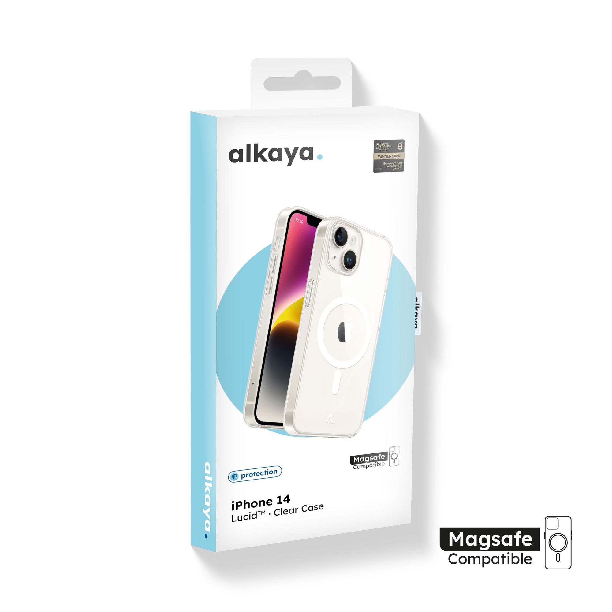alkaya LUCID MagSafe Handy Schutzhülle iPhone14 transparent
