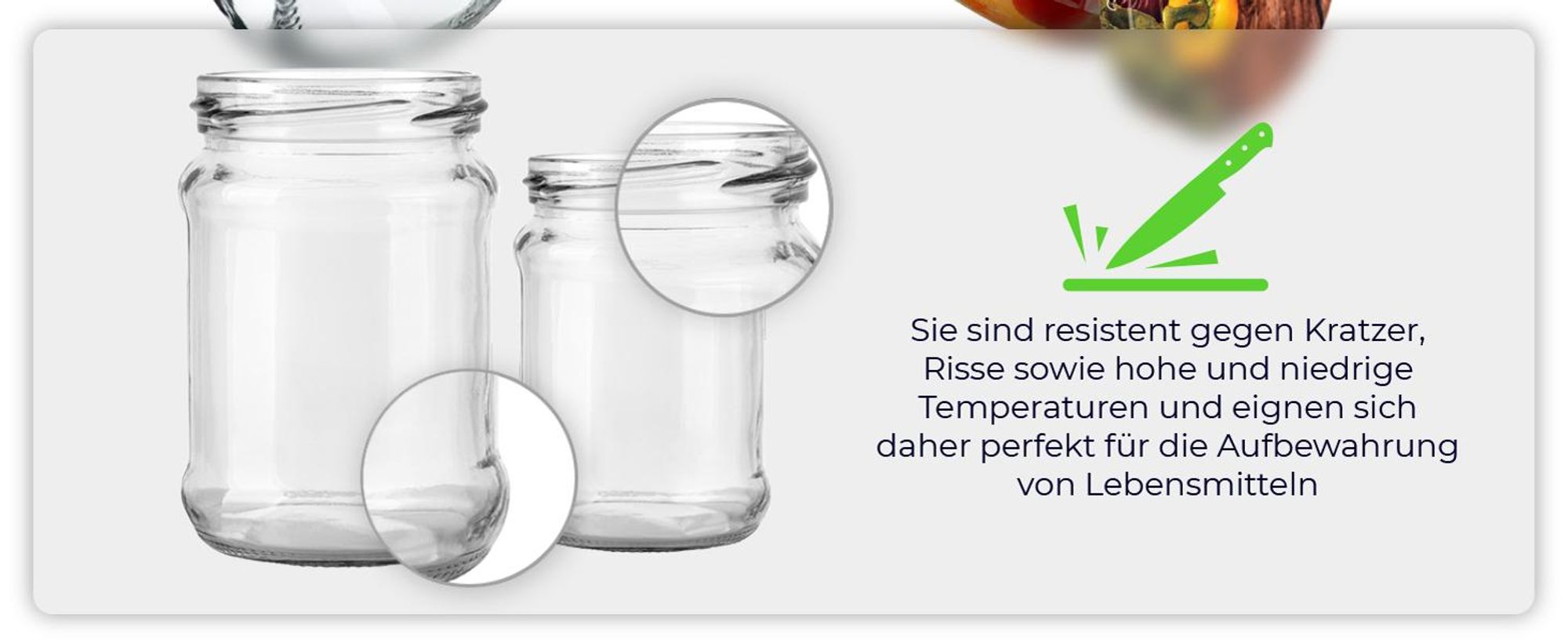 KADAX Einmachgläser mit Deckel "Senna", Marmeladengläser, Einweckgläser, 540 ml, Rot kariert, 48 Stück