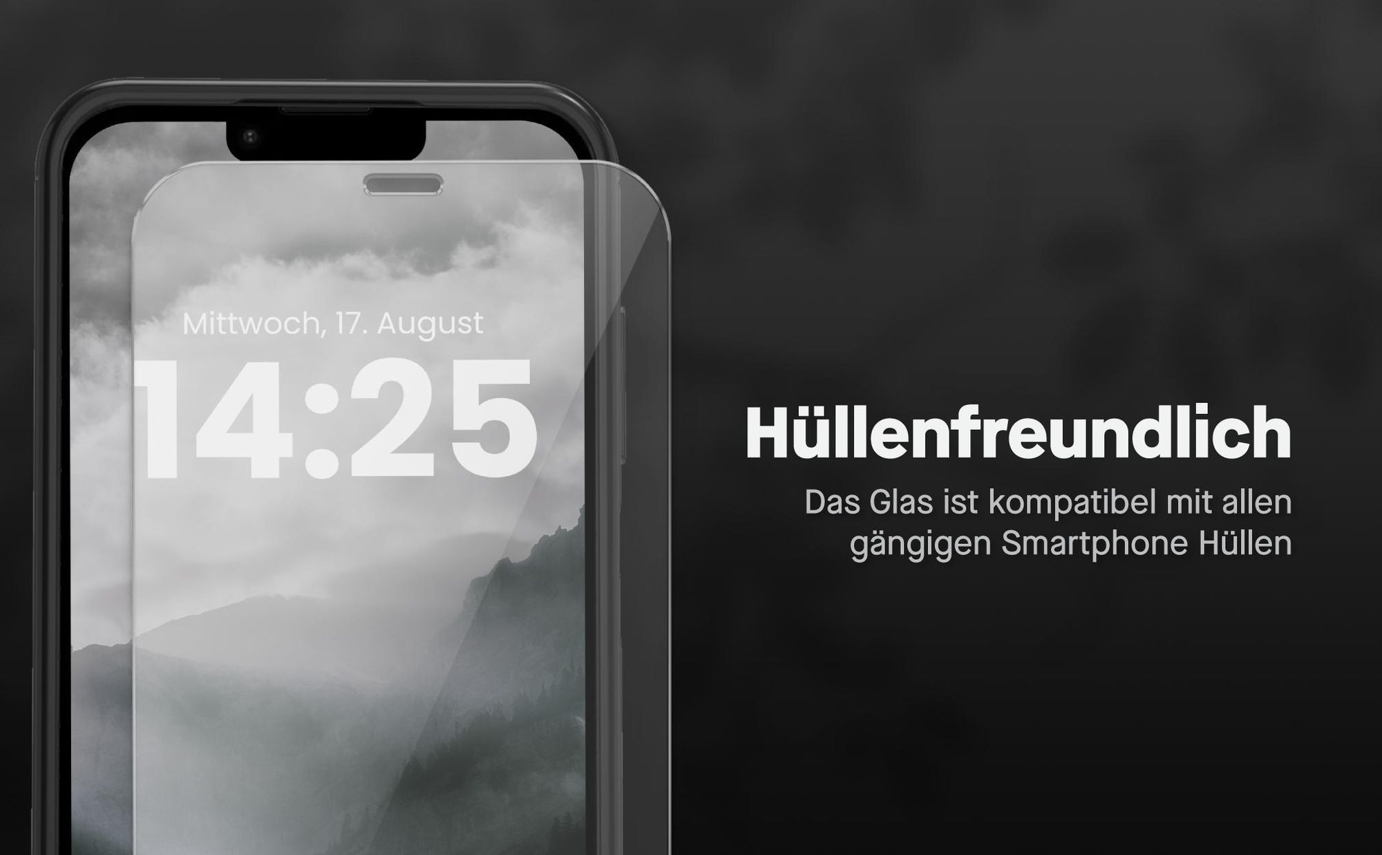 Displayfolie Doppelpack für Apple iPhone 11 mit blasenfreier Verklebung