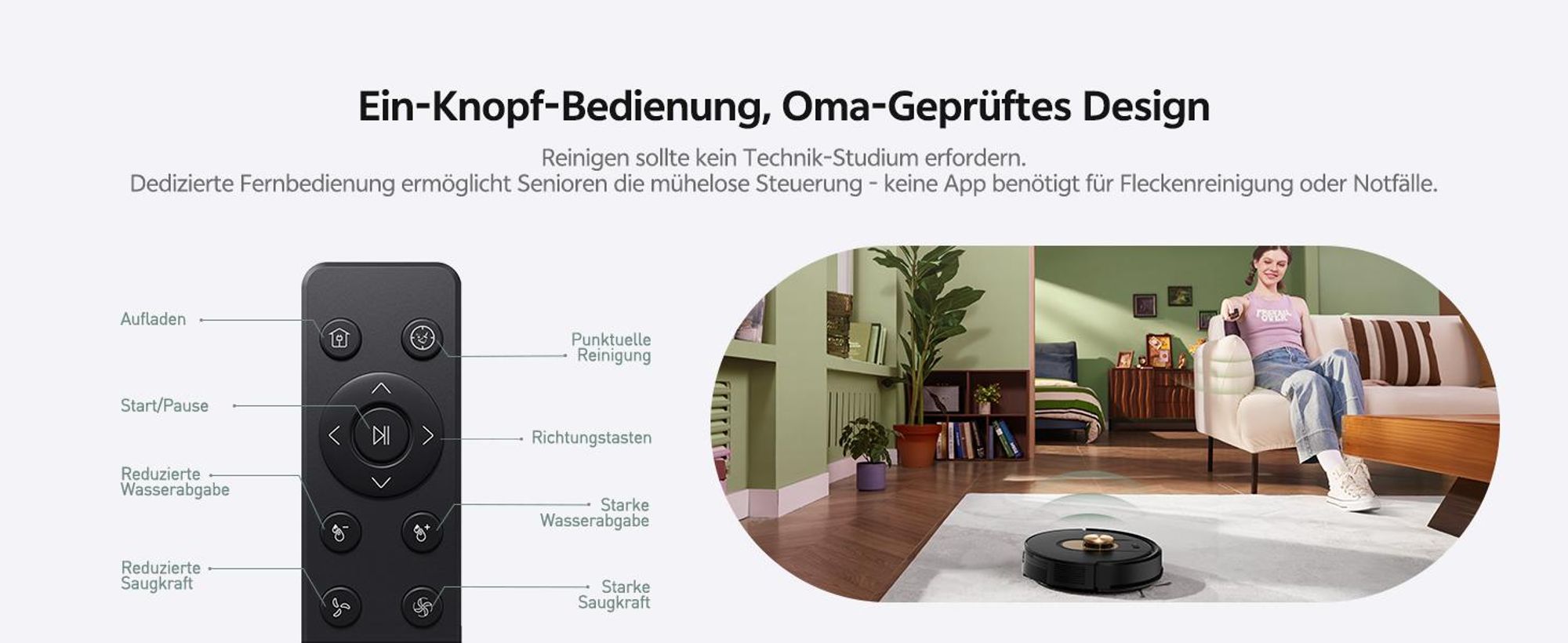 Vactidy W9 Saugroboter mit Wischfunktion, 3-in-1 Saug und Wischroboter mit LiDAR Navigation, 5000Pa 150Min Roboter Staubsauger mit App-Anpasssteuerung