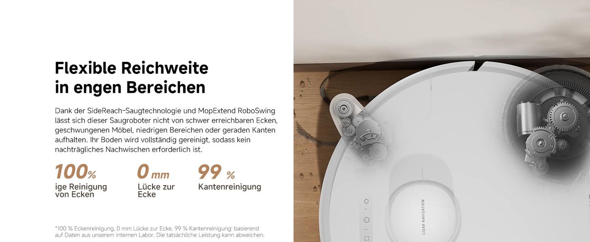 Dreame L10s Ultra Gen 3, Beutellos, Weiß, Rund, Staubbeutel, 0,25 l, Ladend