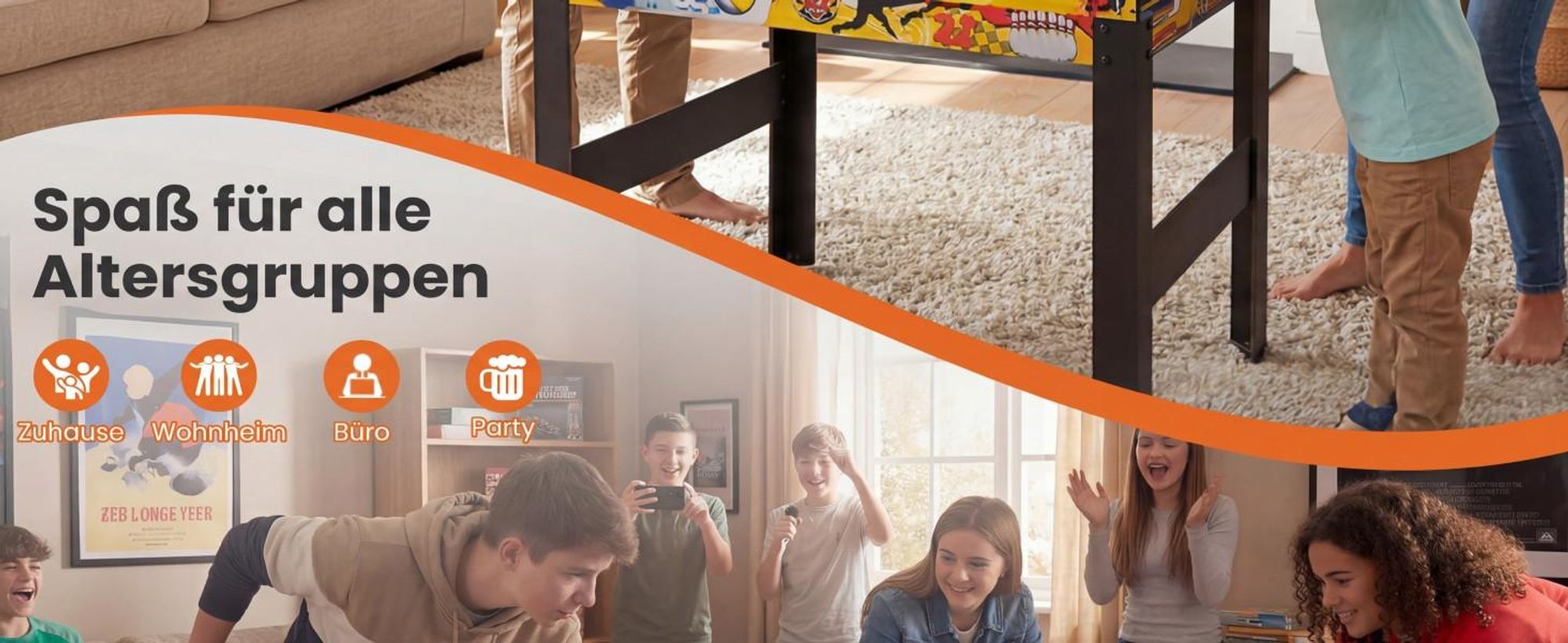 COSTWAY 12 in 1 Spieltisch, Tischspiel mit Tischfußball, Airhockey, Billard, Tischtennis, Schach, Bowling & Shuffleboard, Kombi-Tisch Aktivitätstisch