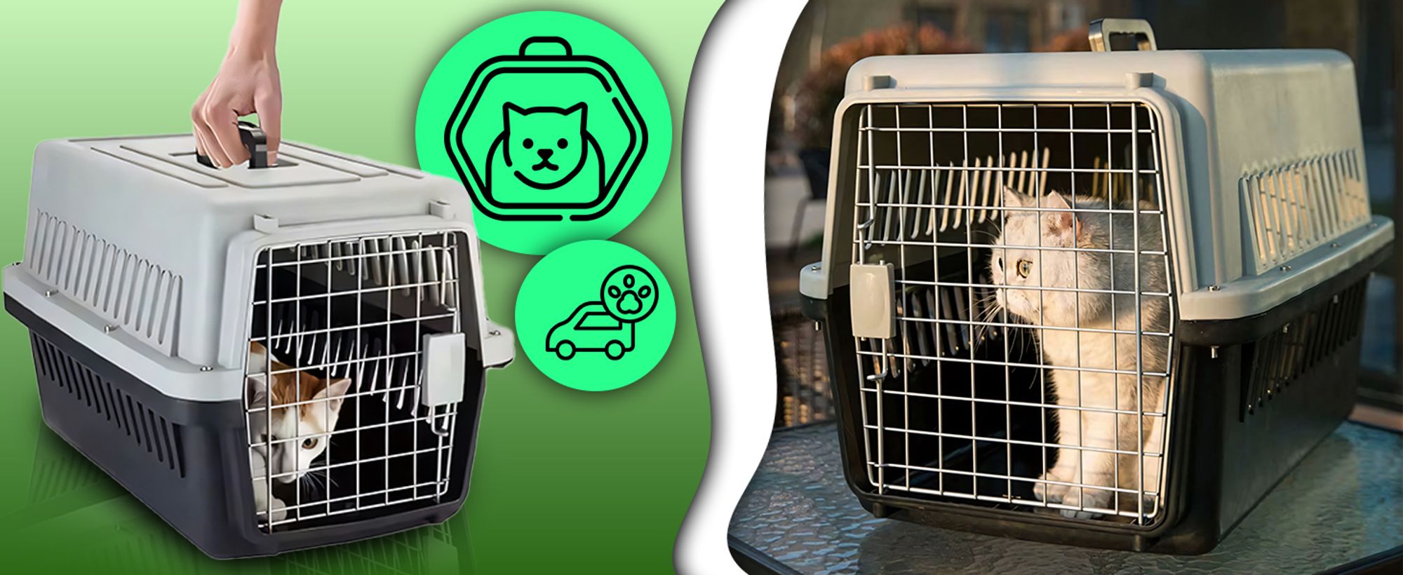 Hundebox Auto Rückbank Transportbox Katze Katzentransportbox Transportbox Kaninchen Katzenkorb Transport Hundetransportbox Reisebox Grau Retoo