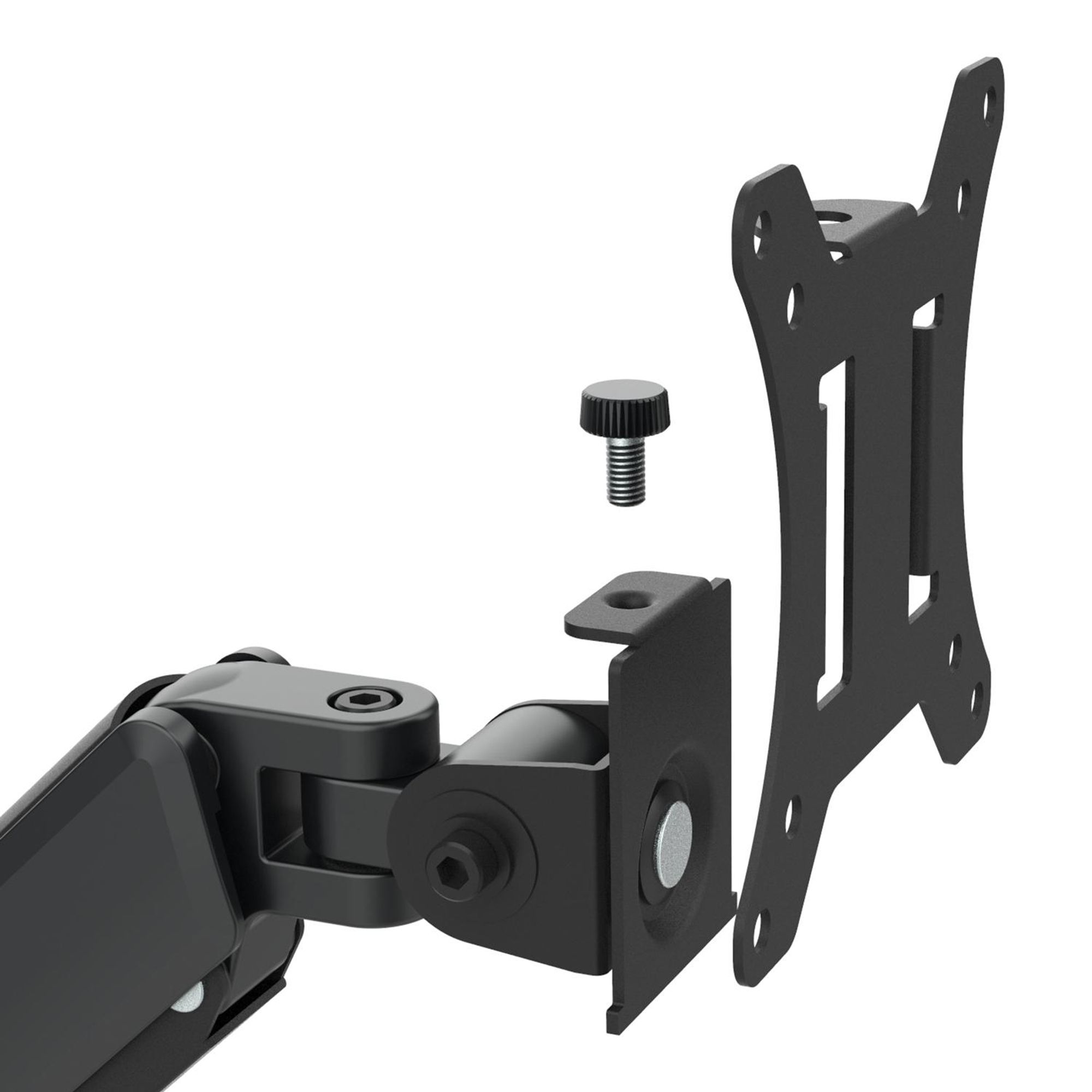 Halterung für 2 Maclean-Monitore Gasfeder 17"-32" 2-10kg schwarz MC-134